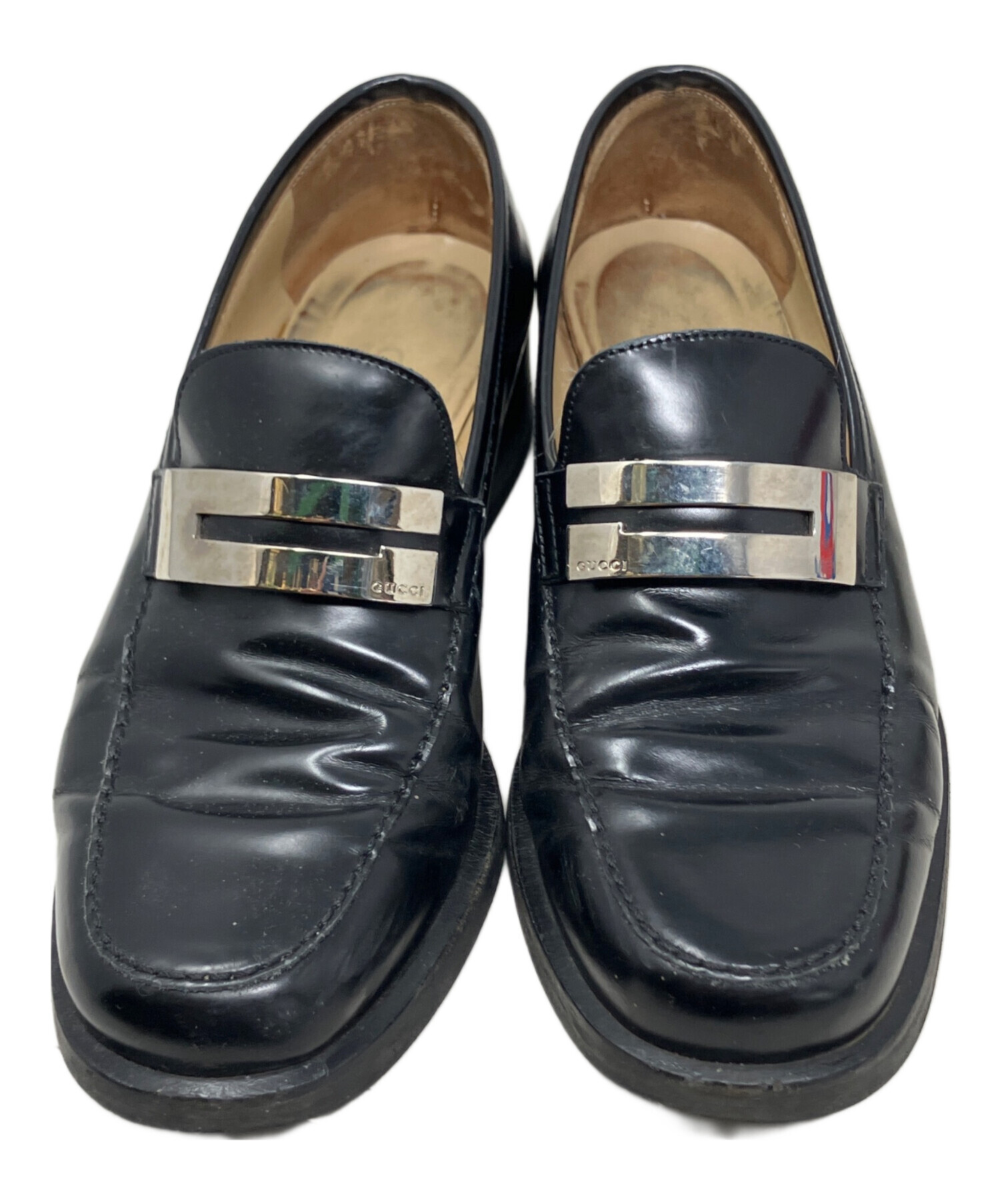 中古・古着通販】GUCCI (グッチ) GUCCI ビットローファー ブラック 