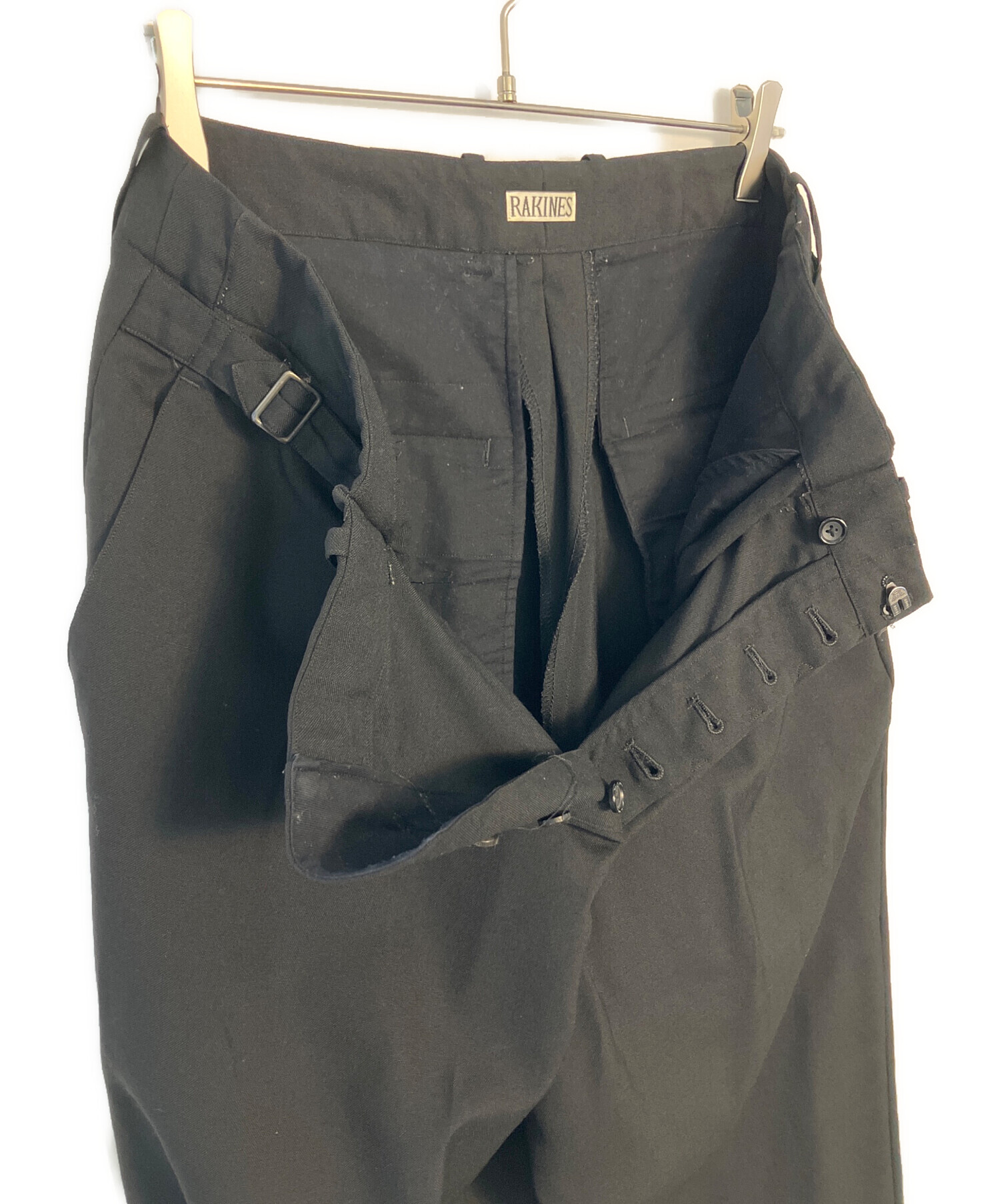 中古・古着通販】RAKINES (ラキネス) RAKINES パンツ ブラック サイズ