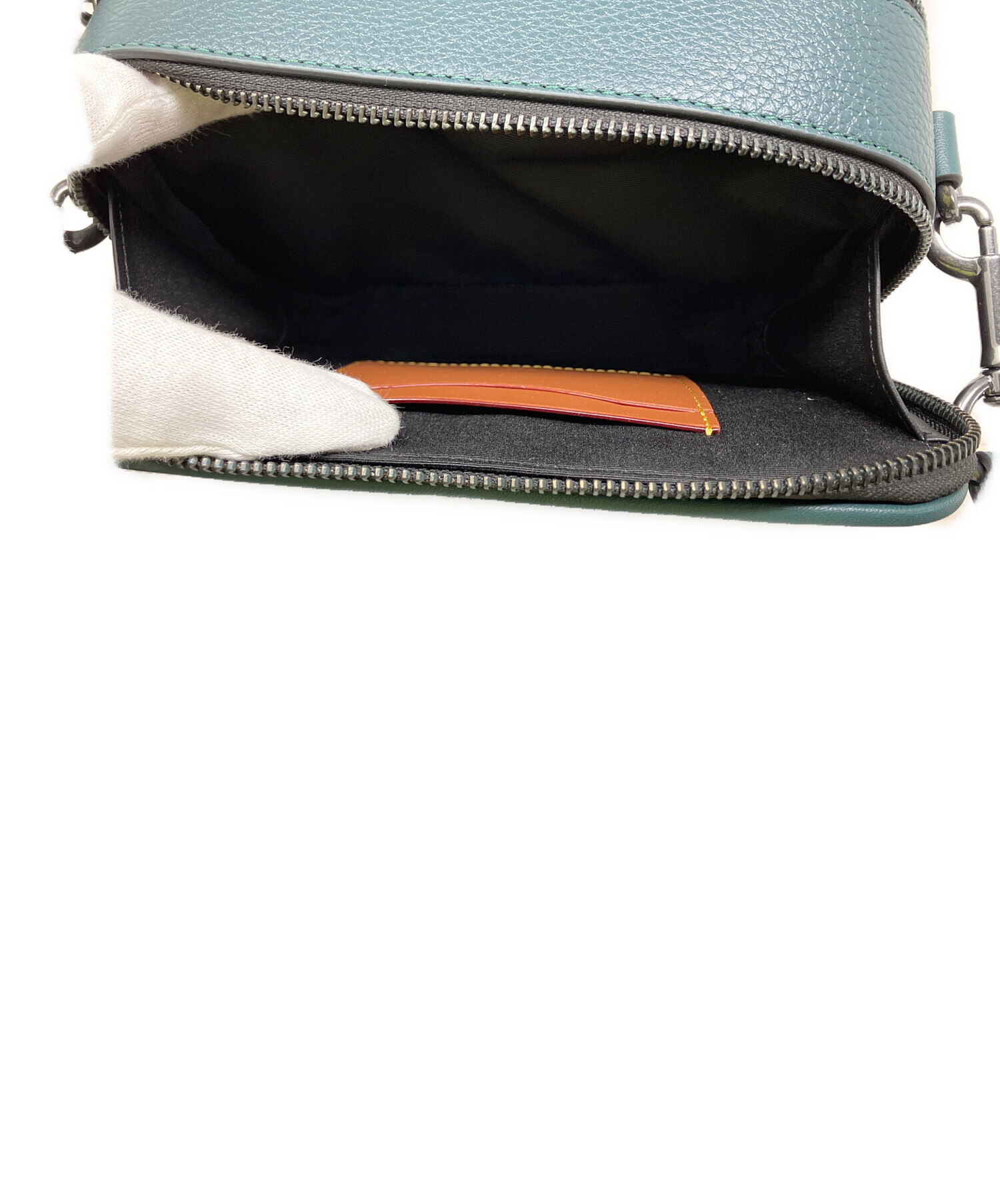 中古・古着通販】COACH (コーチ) COACH ショルダーバッグ グリーン