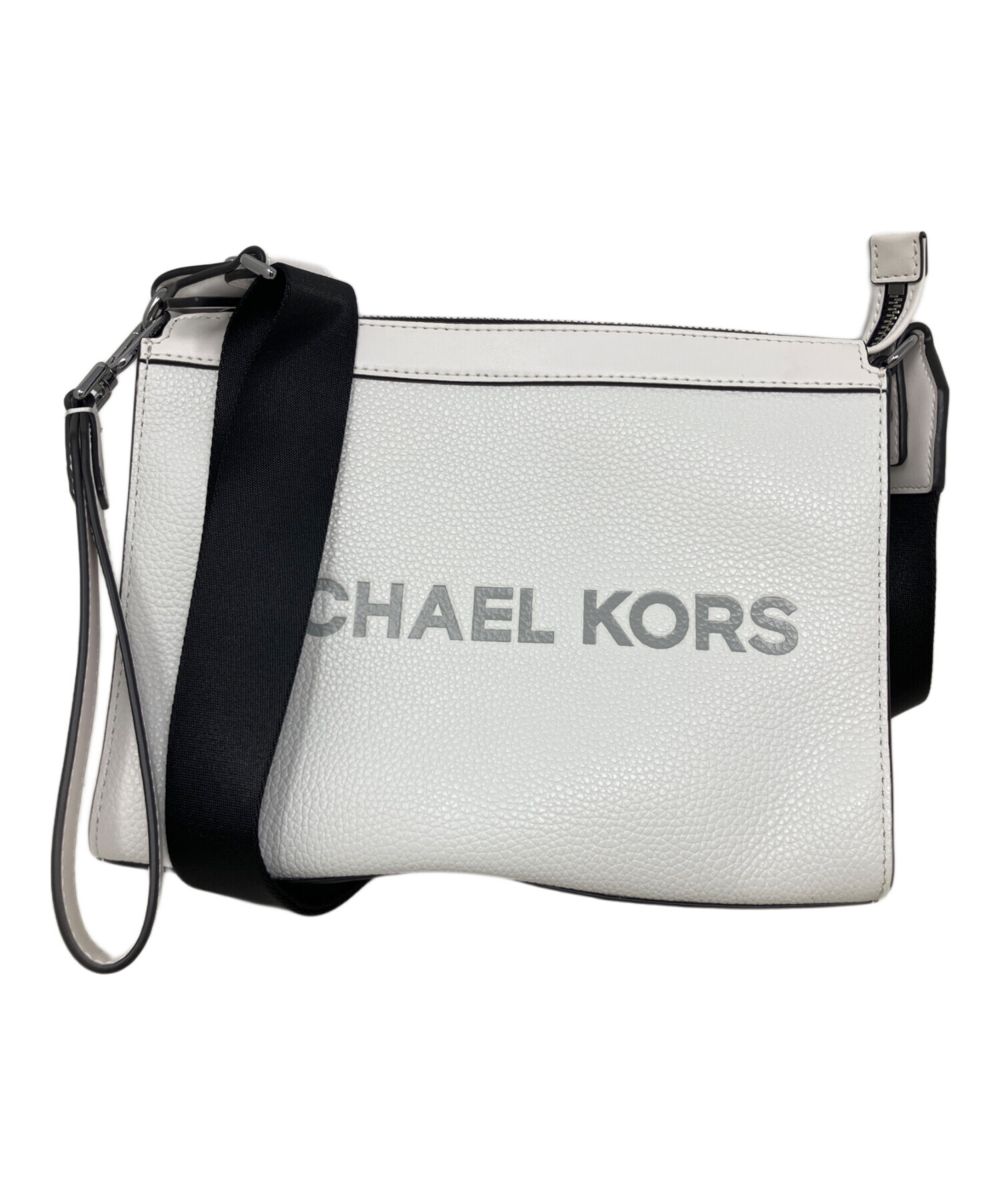 MICHAEL MICHAEL KORS ショルダーバッグ  白 【古着】【中古】【送料無料】 中古・古着通販】MICHAEL KORS (マイケル・コース) ショルダーバッグ