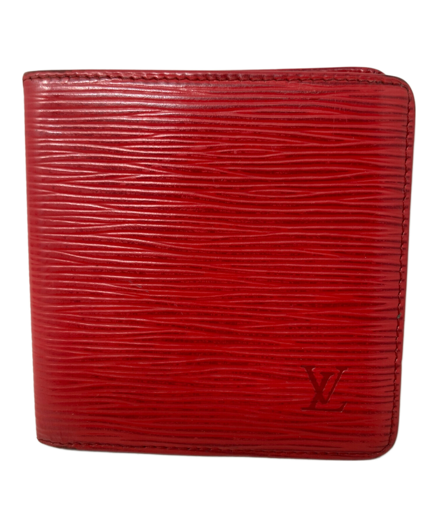 LOUIS VUITTON ルイヴィトン　エピ　赤　二つ折り財布 中古・古着通販】LOUIS VUITTON (ルイ ヴィトン) LOUIS VUITTON エピ 2