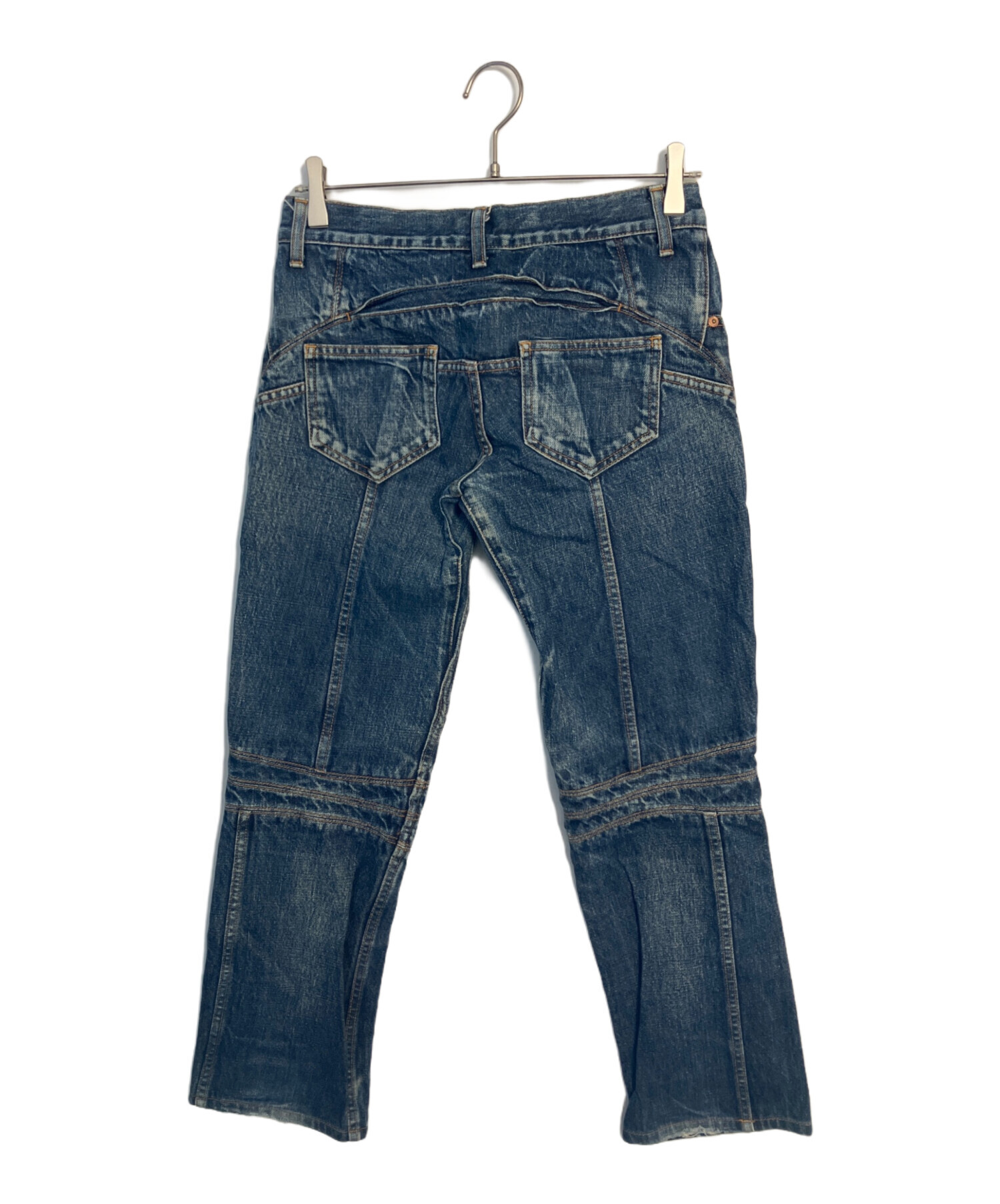 JUNYA WATANABE カジュアルシャツ S インディゴ(デニム) 【古着】【中古】 JUNYA WATANABE - JUNYA WATANABE カジュアルシャツ S インディゴ