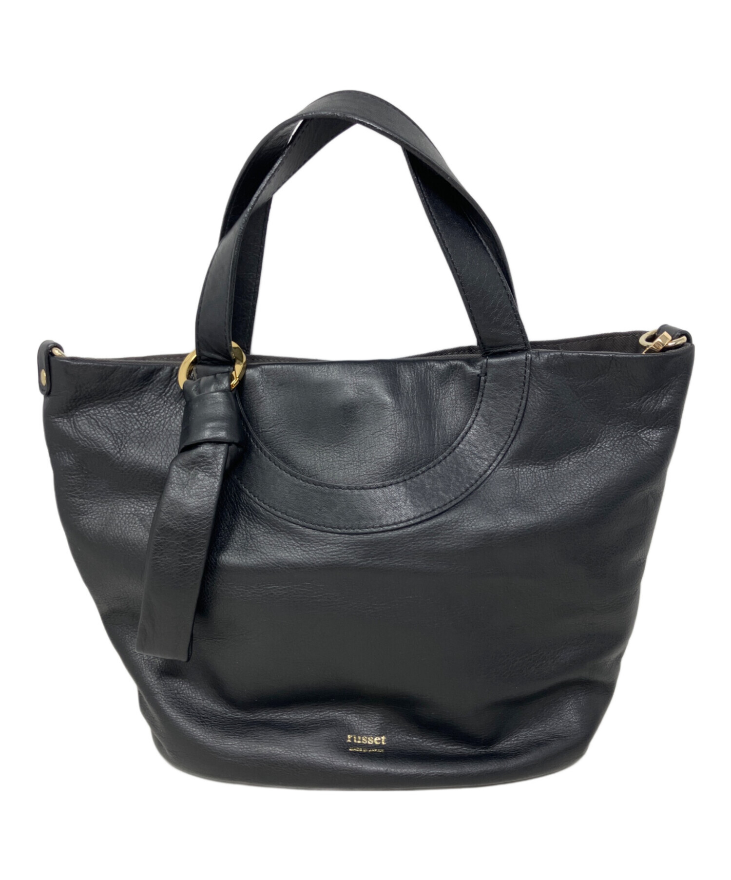 中古・古着通販】russet (ラシット) russet 2WAYバッグ ブラック 