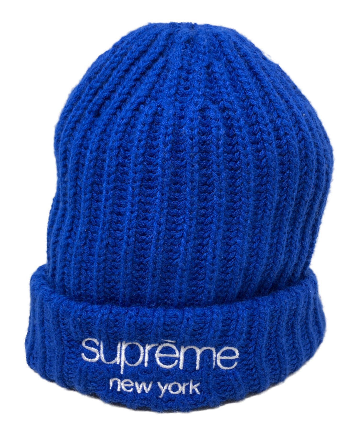 中古・古着通販】Supreme (シュプリーム) Supreme ニット帽 ブルー