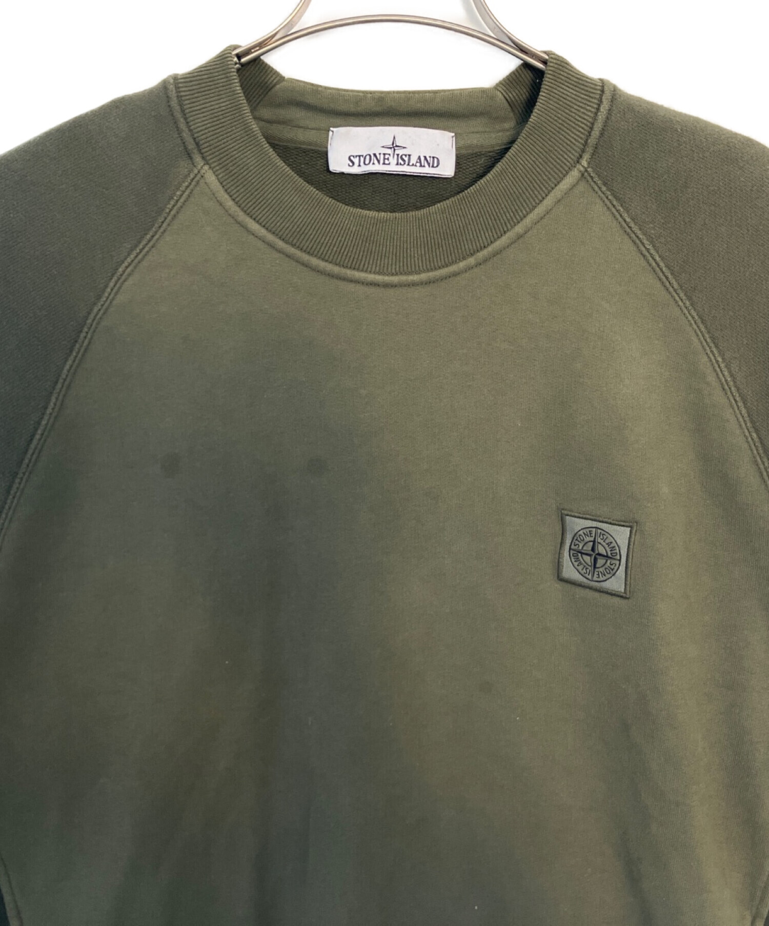 【未使用級】春物　ストーンアイランド スウェット トレーナー Mサイズ相当 中古・古着通販】STONE ISLAND (ストーンアイランド) STONE ISLAND