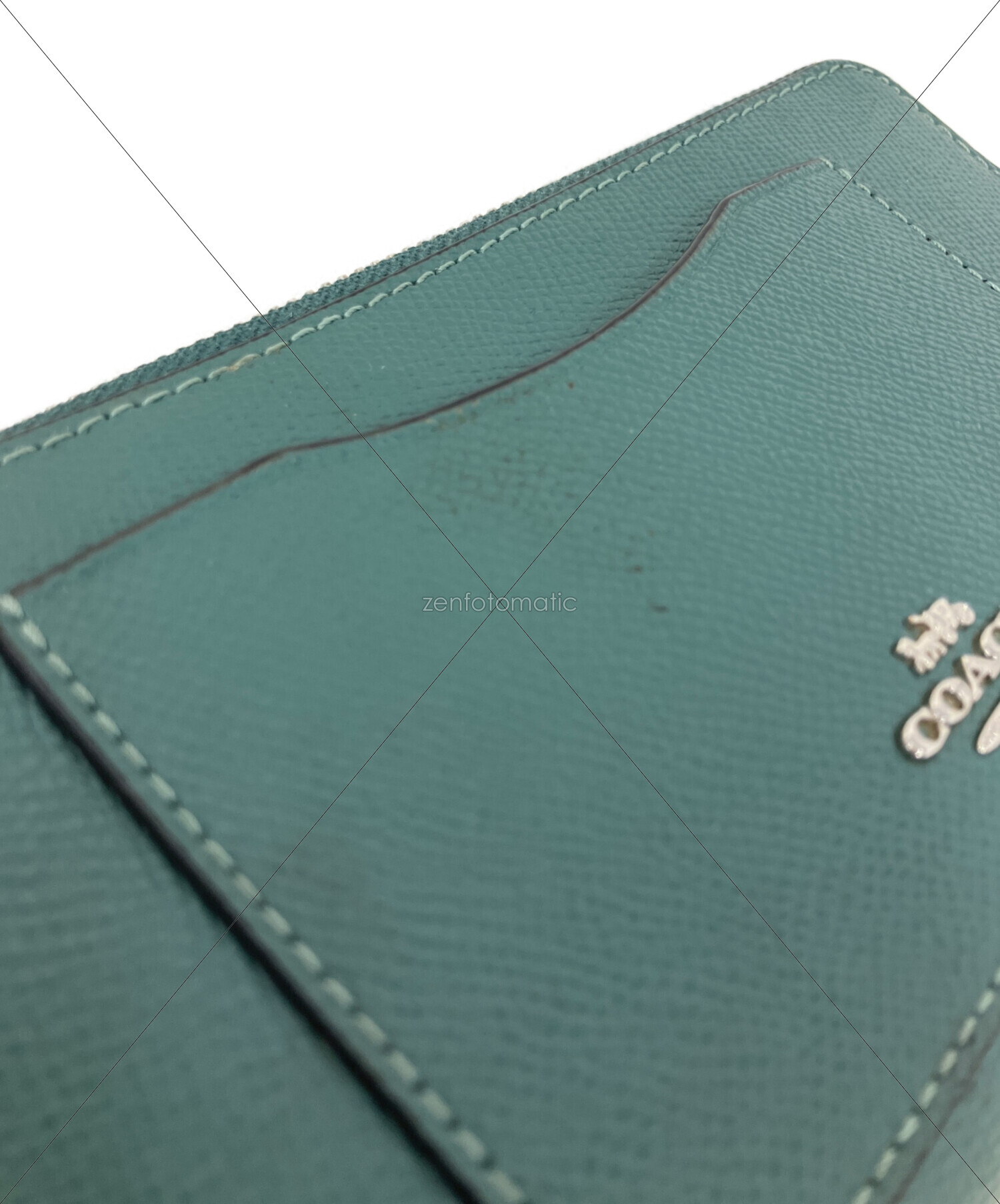 中古・古着通販】COACH (コーチ) 長財布 グリーン｜ブランド・古着通販
