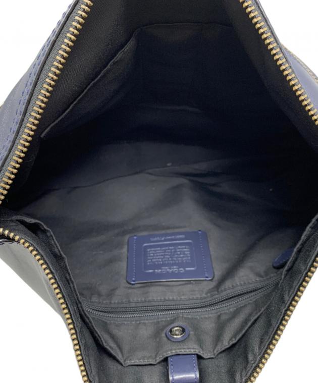 中古・古着通販】COACH (コーチ) COACH ショルダーバッグ ネイビー