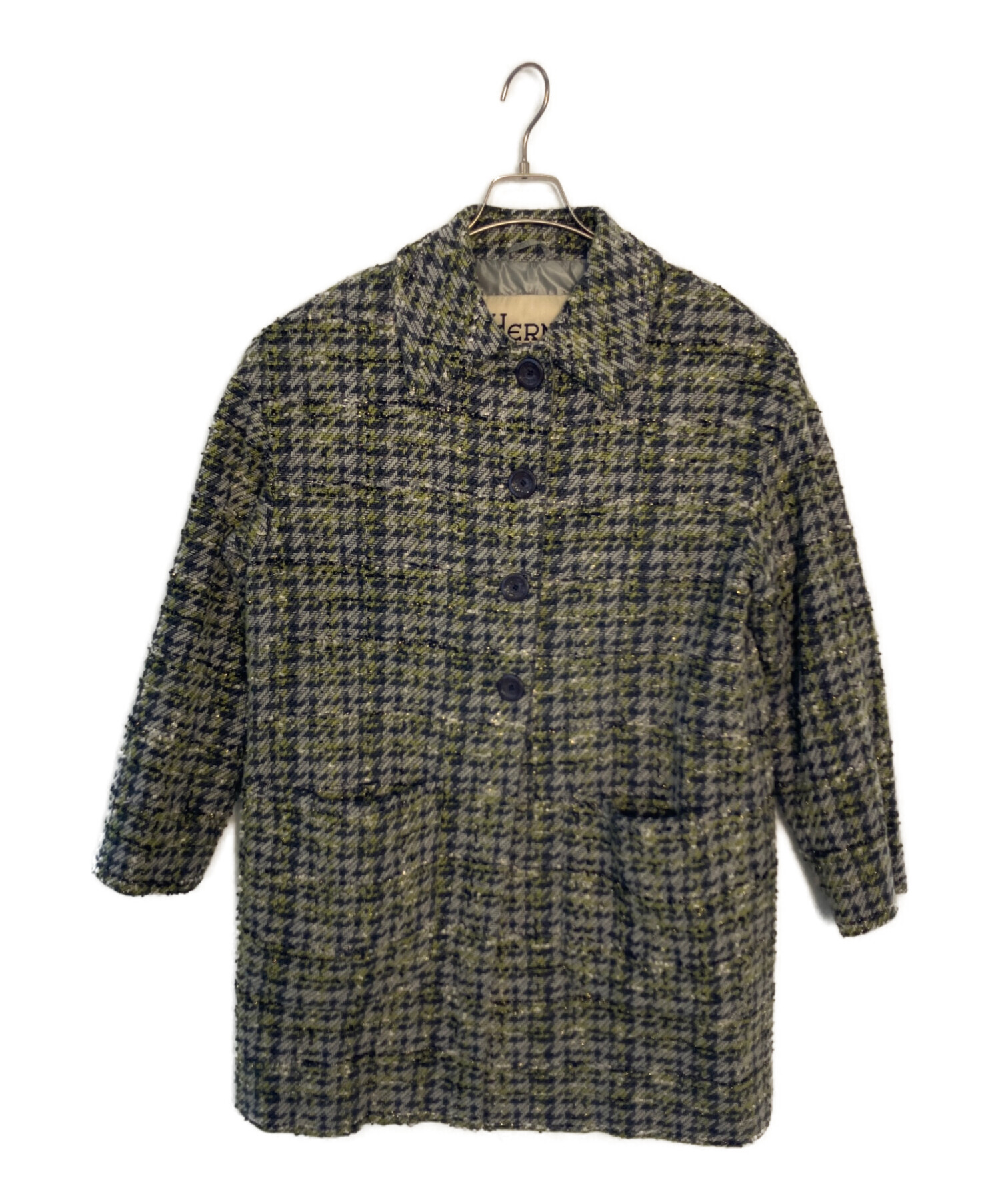 中古・古着通販】HERNO (ヘルノ) HERNO ステンカラーコート グレー