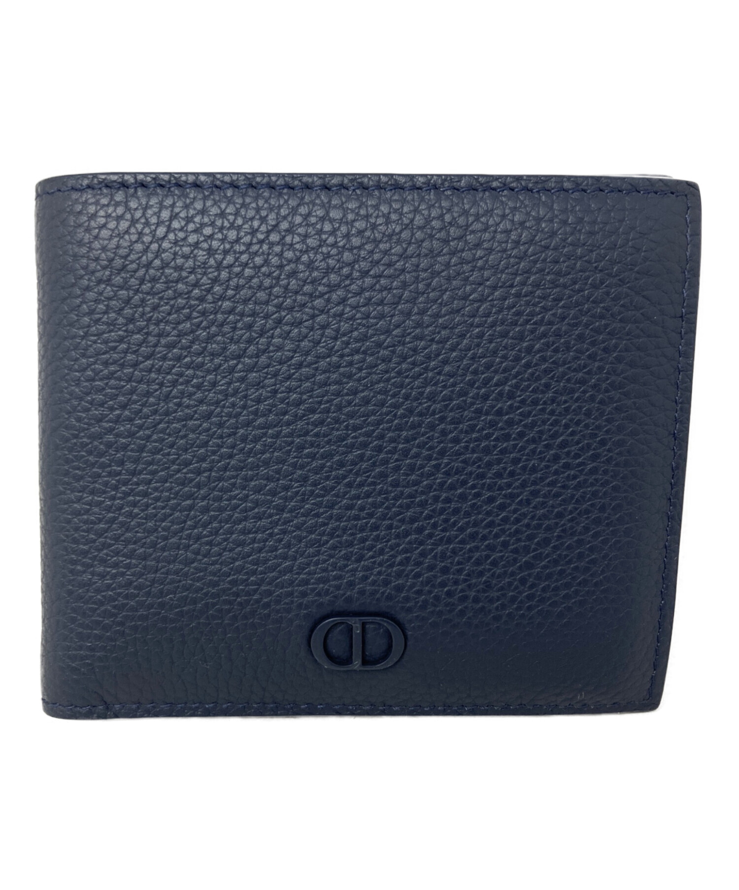 中古・古着通販】DIOR (ディオール) DIOR 2つ折り財布 ネイビー