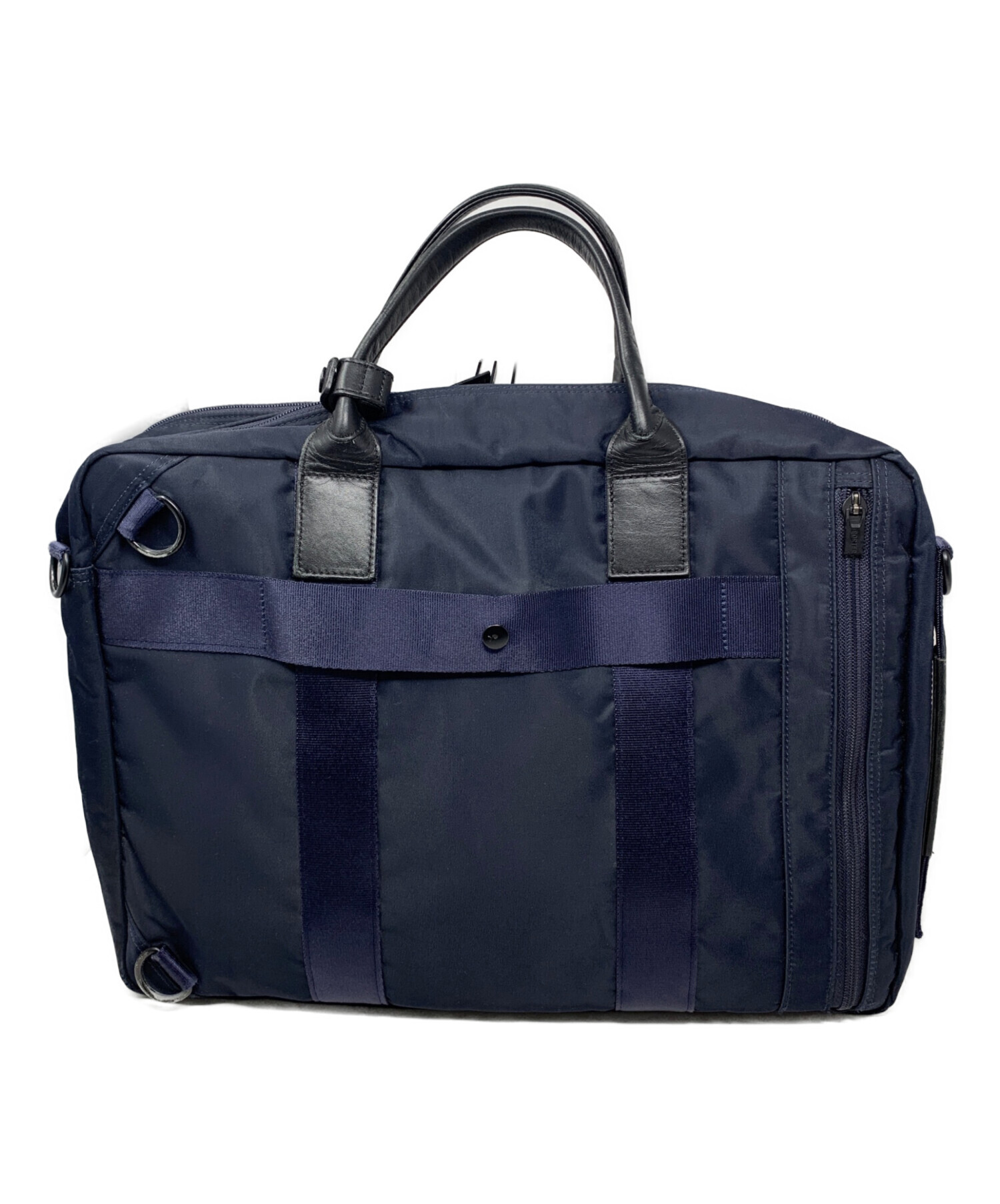 PORTER ポーター アンティーク ビンテージ レザー ビジネスバッグ 中古・古着通販】PORTER (ポーター) PORTER ビジネスバッグ ネイビー