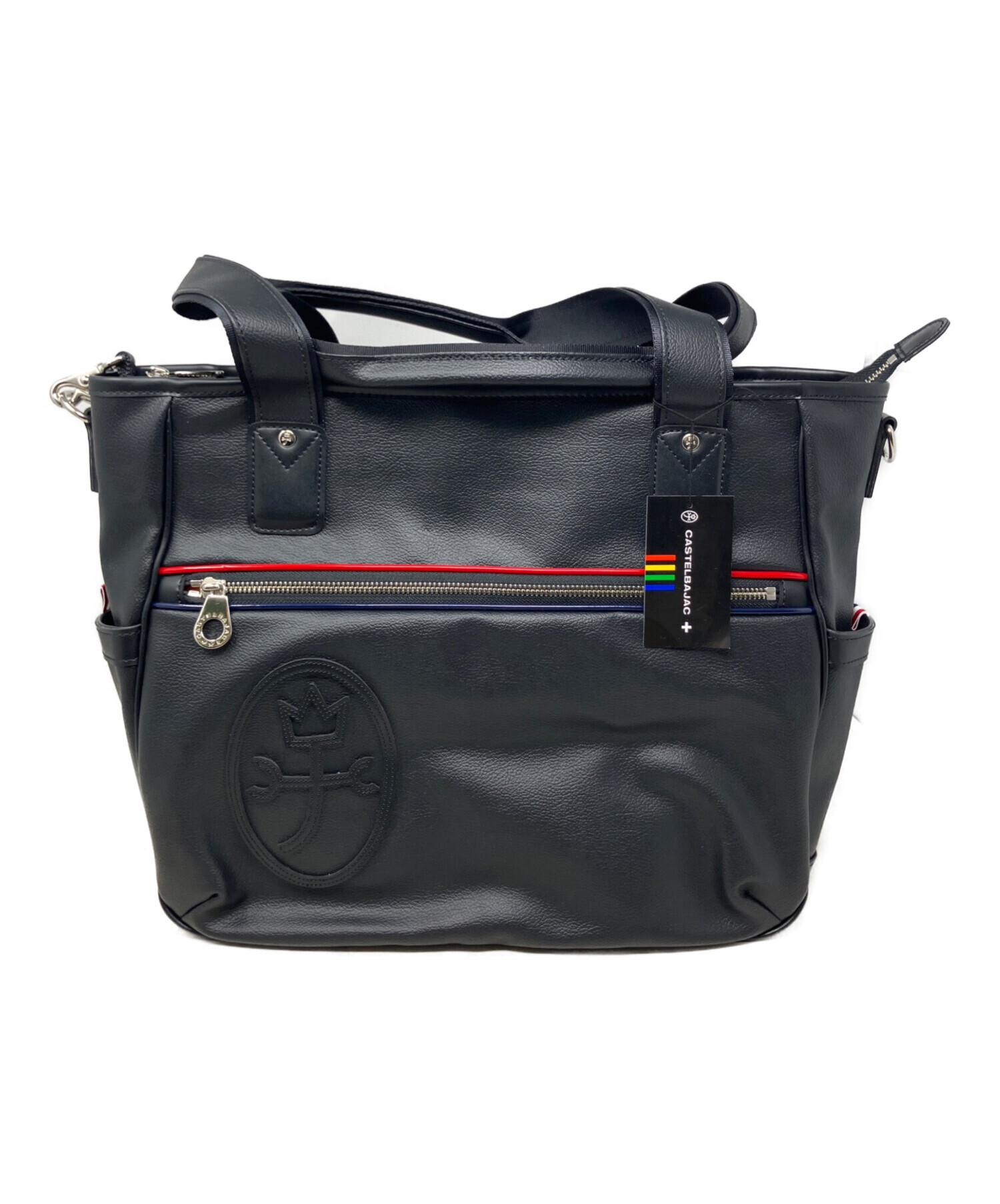 【新品未使用】CASTELBAJACカステルバジャック スリムフィット ブラック 中古・古着通販】CASTELBAJAC (カステルバジャック) CASTELBAJAC