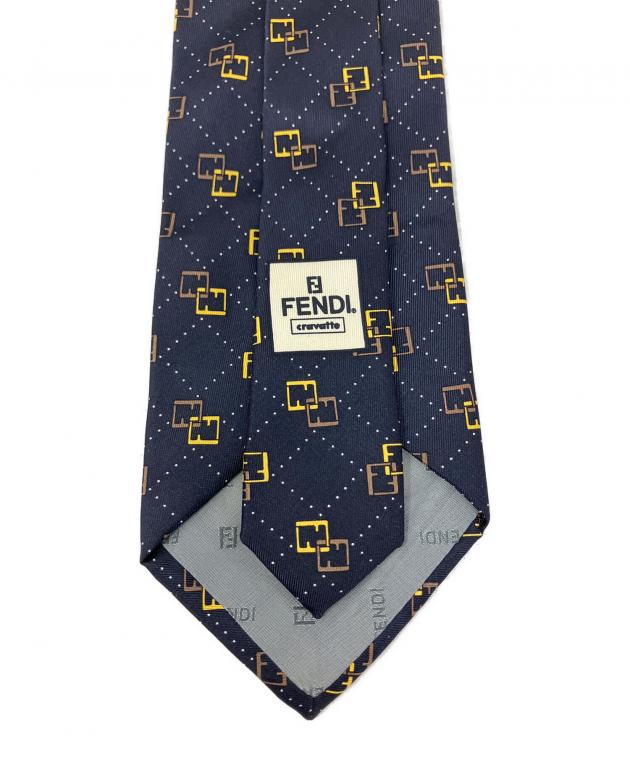 中古・古着通販】FENDI (フェンディ) FENDI ネクタイ ネイビー