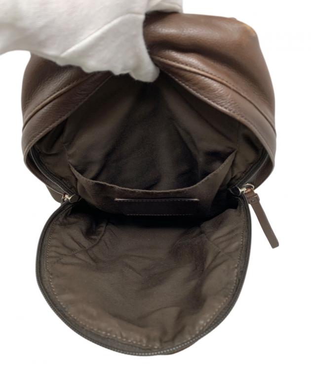 未使用　COACH ボディバッグ ブラウンレザー 中古・古着通販】COACH (コーチ) COACH ボディバッグ ブラウン