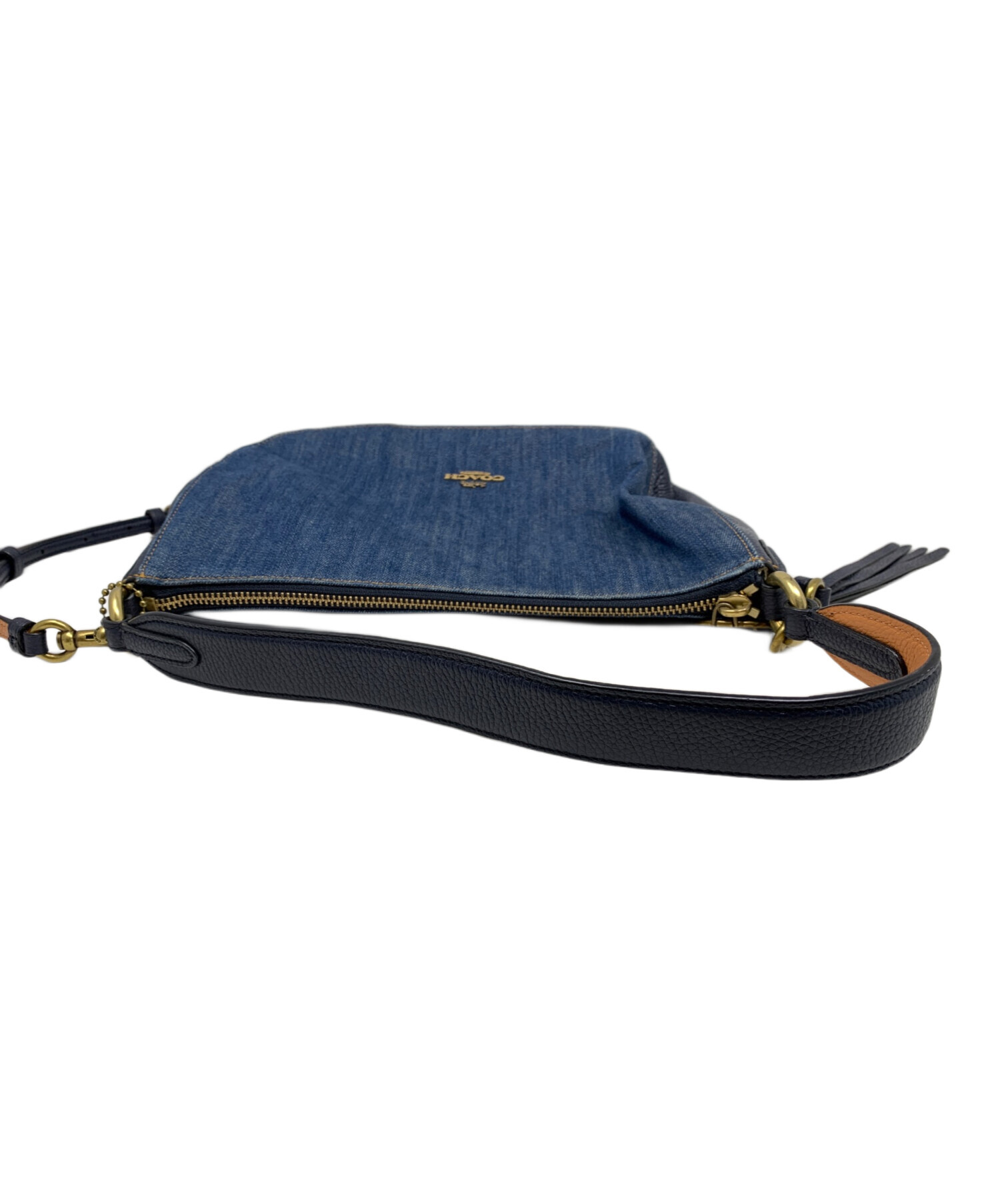 中古・古着通販】COACH (コーチ) COACH 2WAYバッグ ブルー｜ブランド