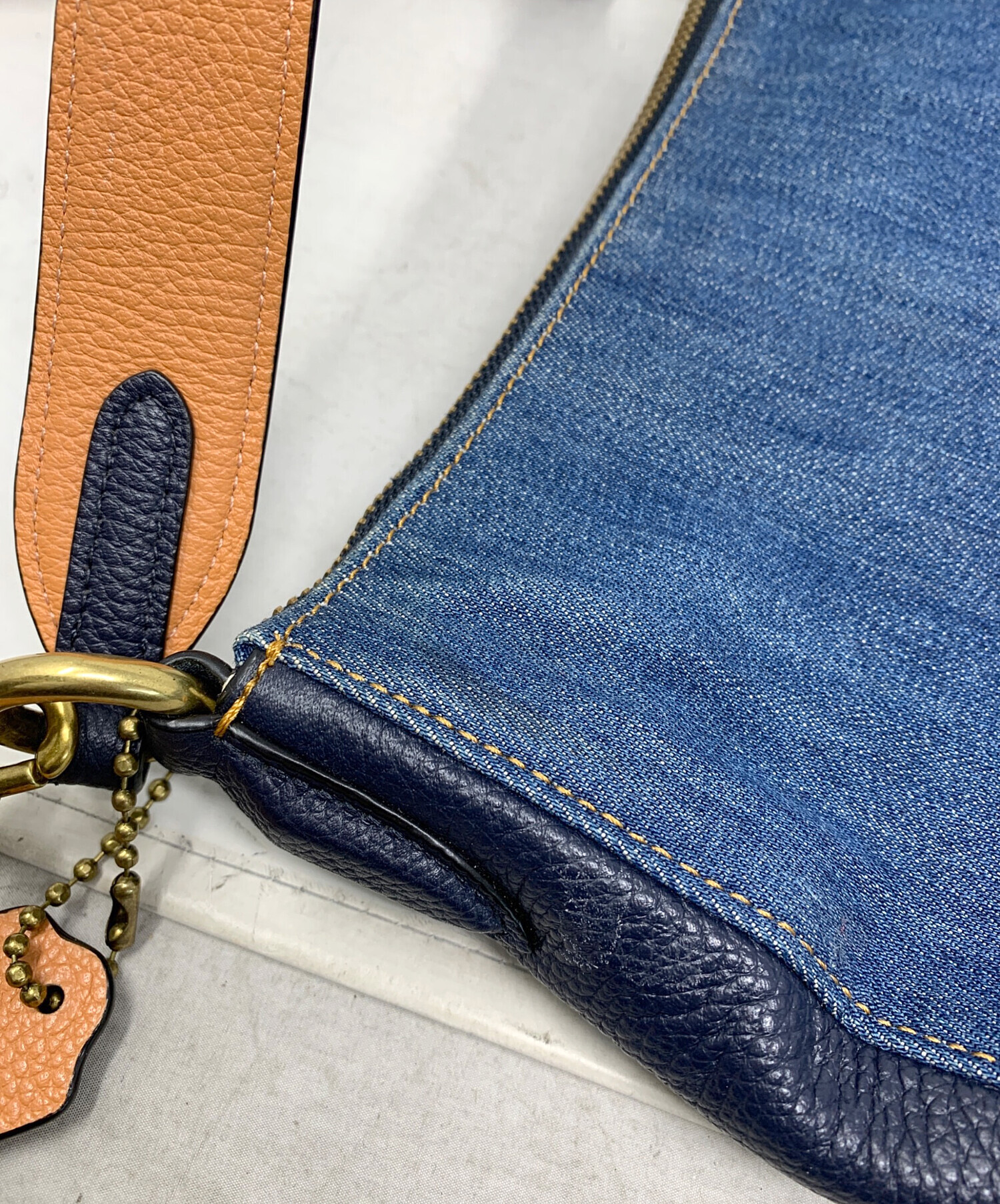 中古・古着通販】COACH (コーチ) COACH 2WAYバッグ ブルー｜ブランド