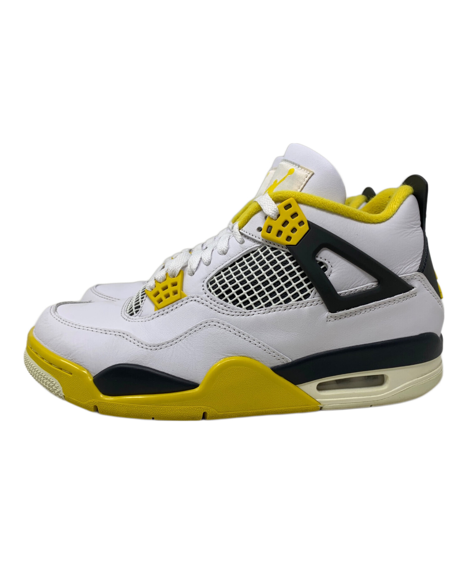 Air Jordan 4 イエロー ハイカットシューズ 中古・古着通販】NIKE (ナイキ) NIKE AIR JORDAN 4 RETRO ハイカット