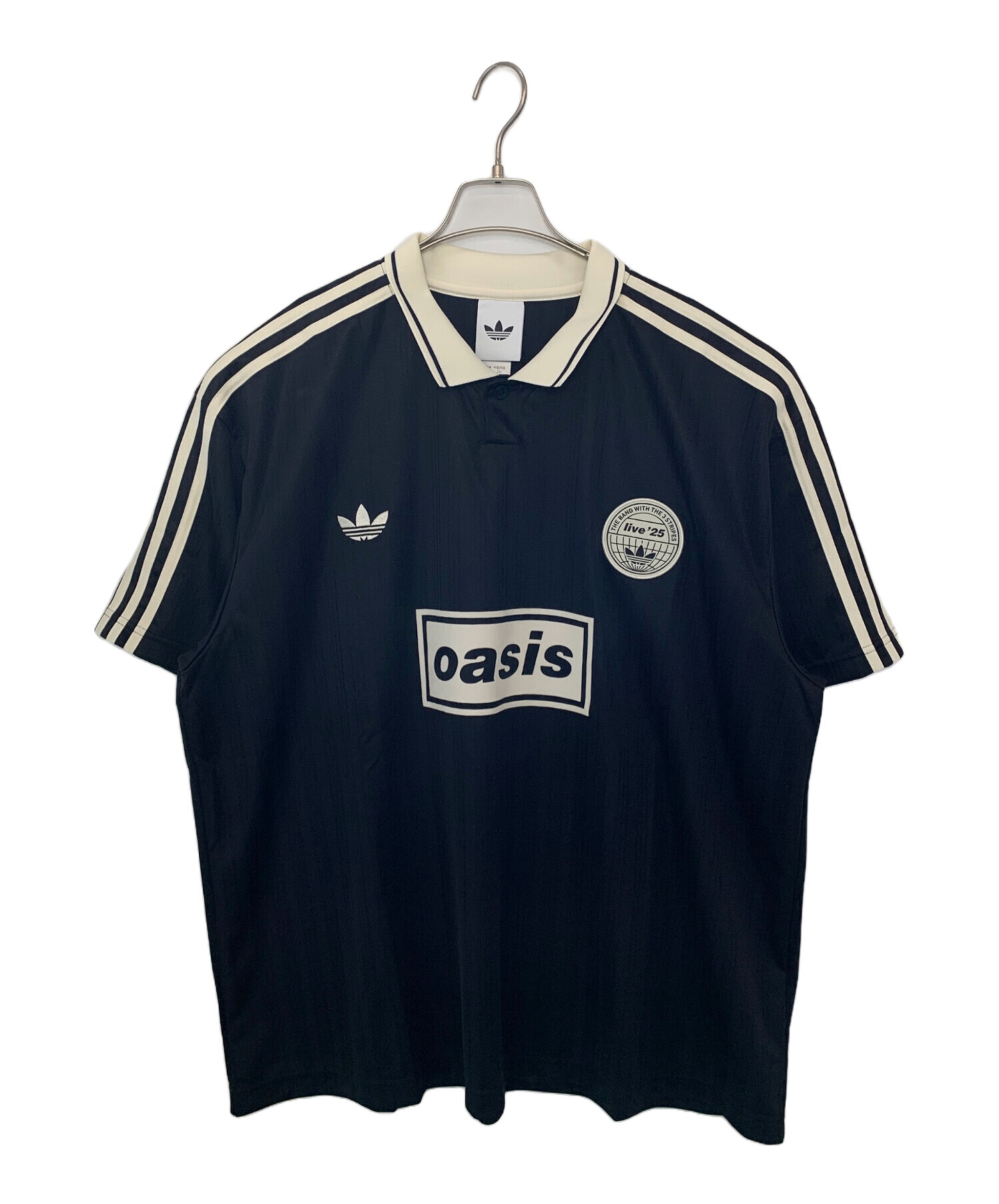 【激レア】アディダスオリジナルス　OASIS Tシャツ　完売モデル　刺繍　黒 中古・古着通販】adidas (アディダス) adidas Oasis Tour Jacquard