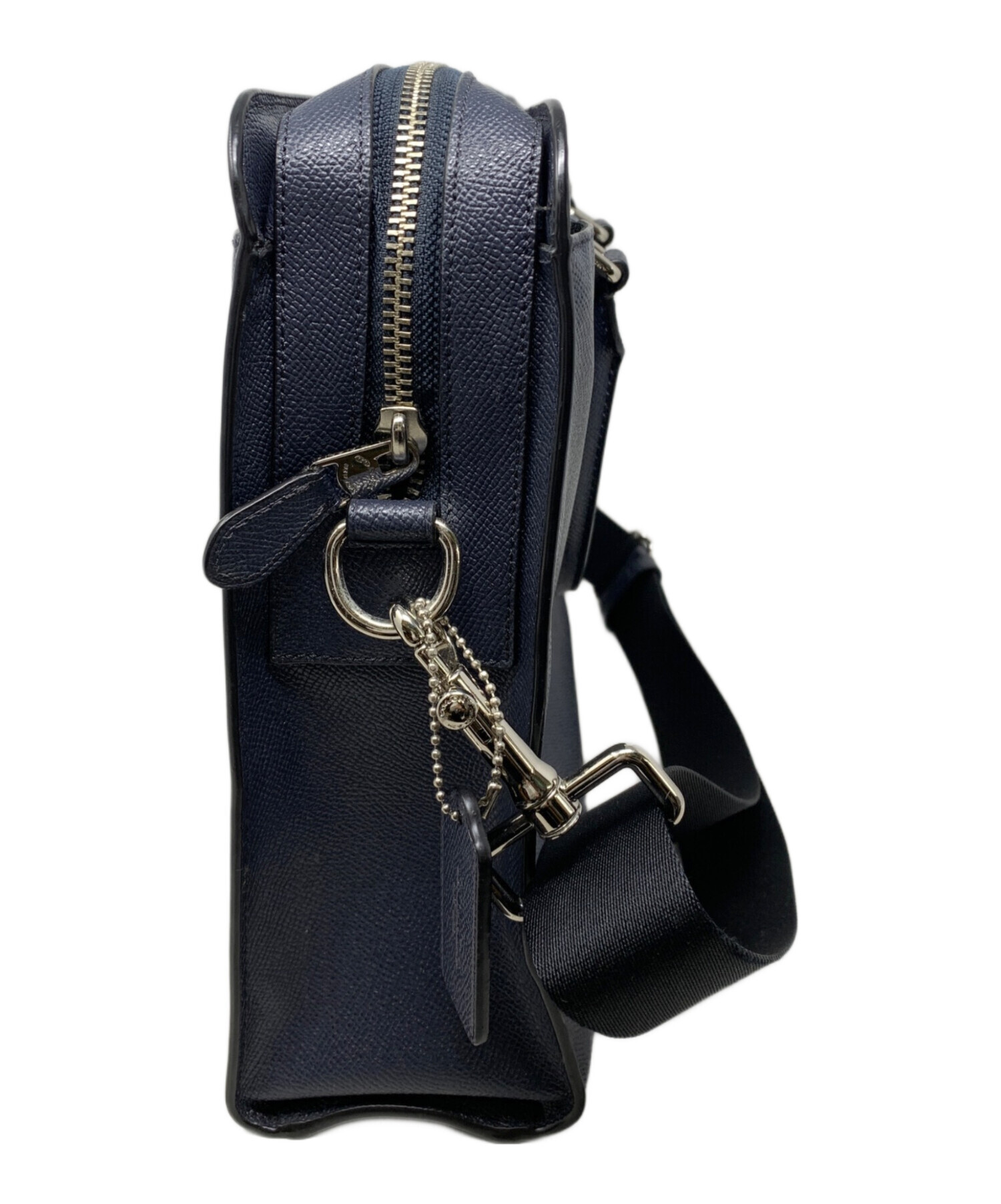 中古・古着通販】COACH (コーチ) COACH ビジネスバッグ ネイビー