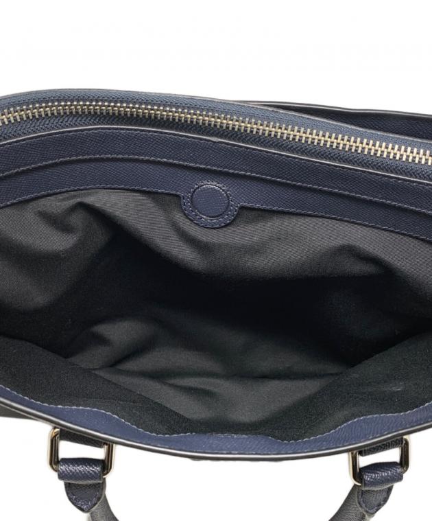 中古・古着通販】COACH (コーチ) COACH ビジネスバッグ ネイビー