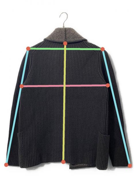 中古・古着通販】Drumohr (ドルモア) Drumohr ニットコート グレー