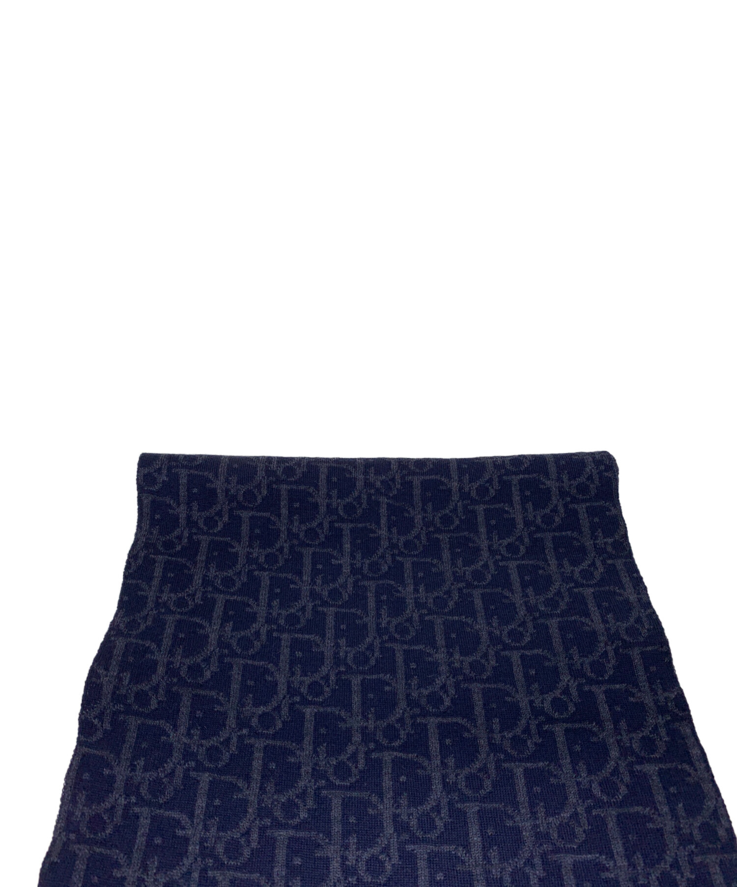 中古・古着通販】DIOR (ディオール) DIOR マフラー ネイビー｜ブランド