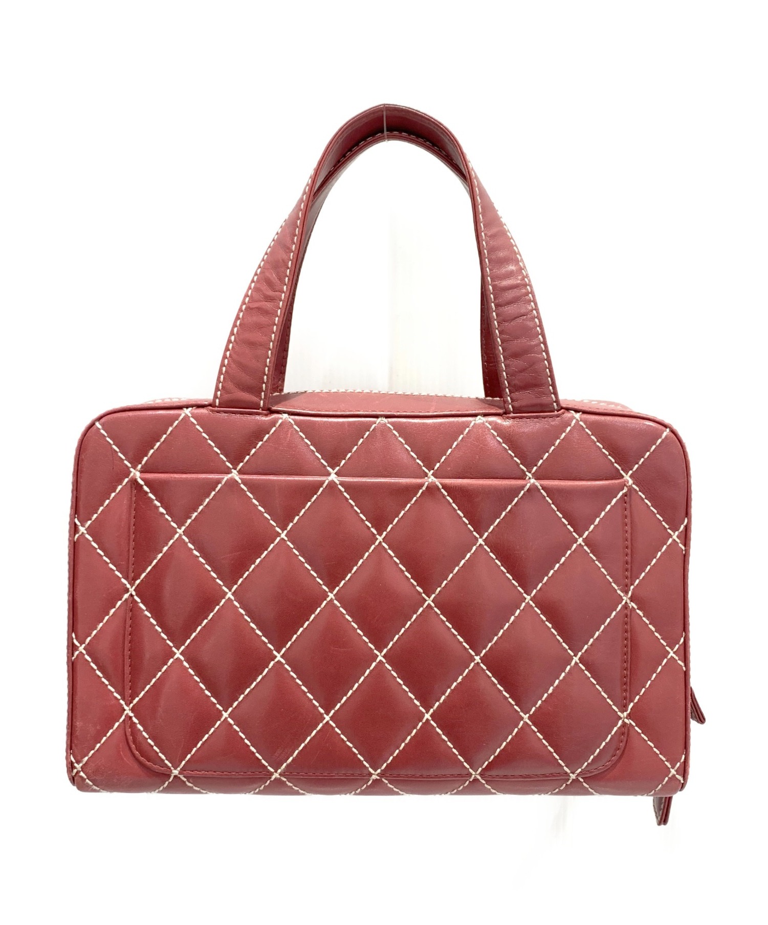 中古・古着通販】CHANEL (シャネル) ワイルドステッチハンドバッグ