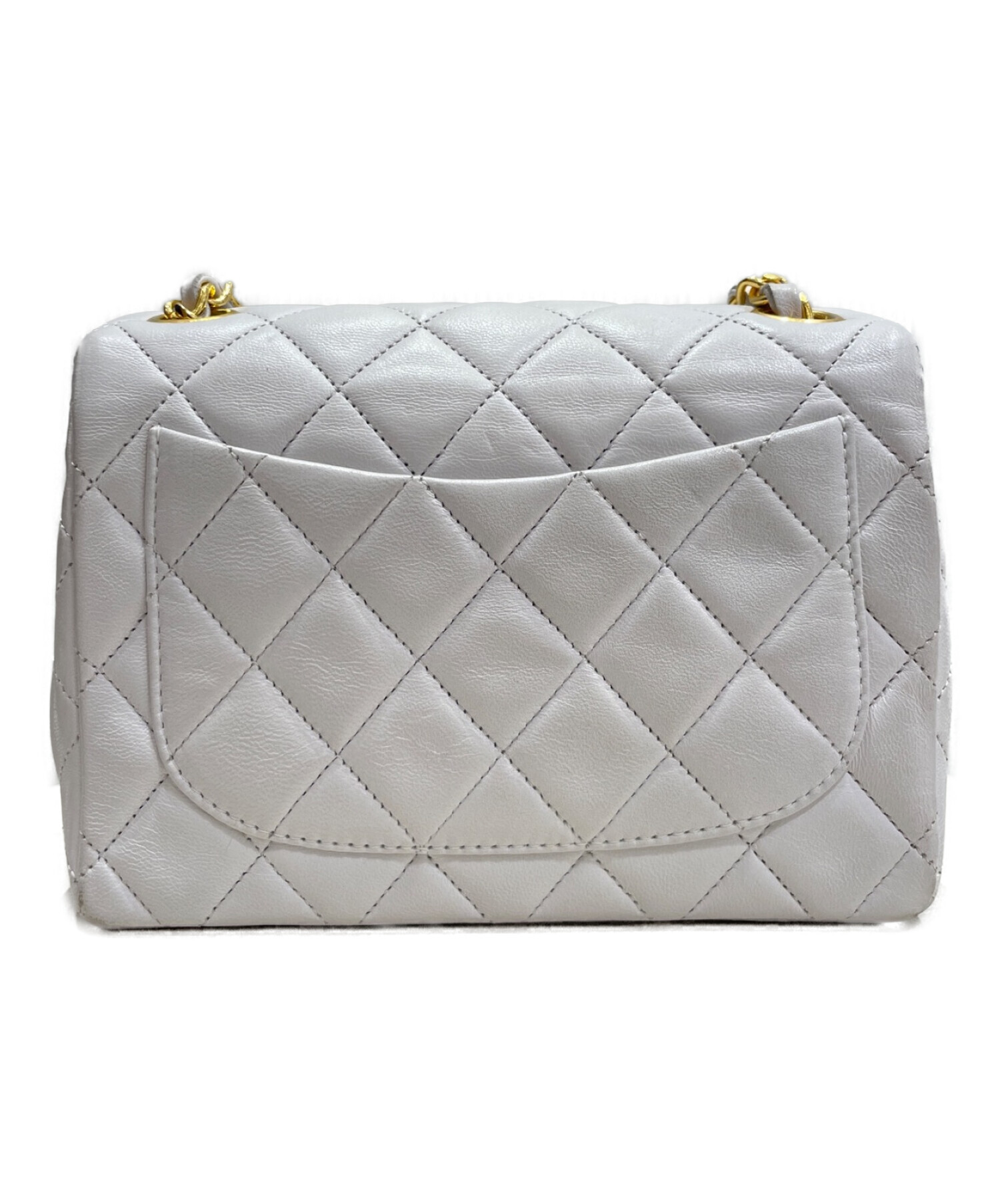 中古・古着通販】CHANEL (シャネル) ミニマトラッセ17 ホワイト サイズ