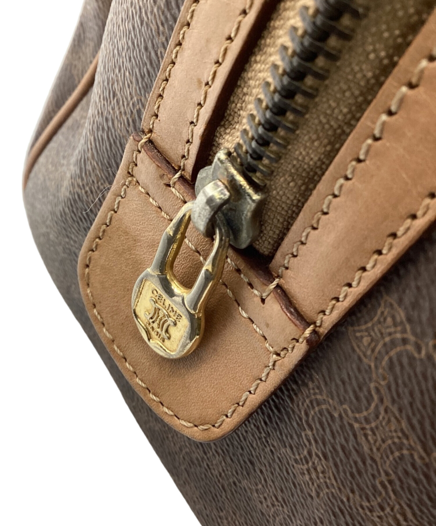 中古・古着通販】CELINE (セリーヌ) マカダム柄 ミニボストン