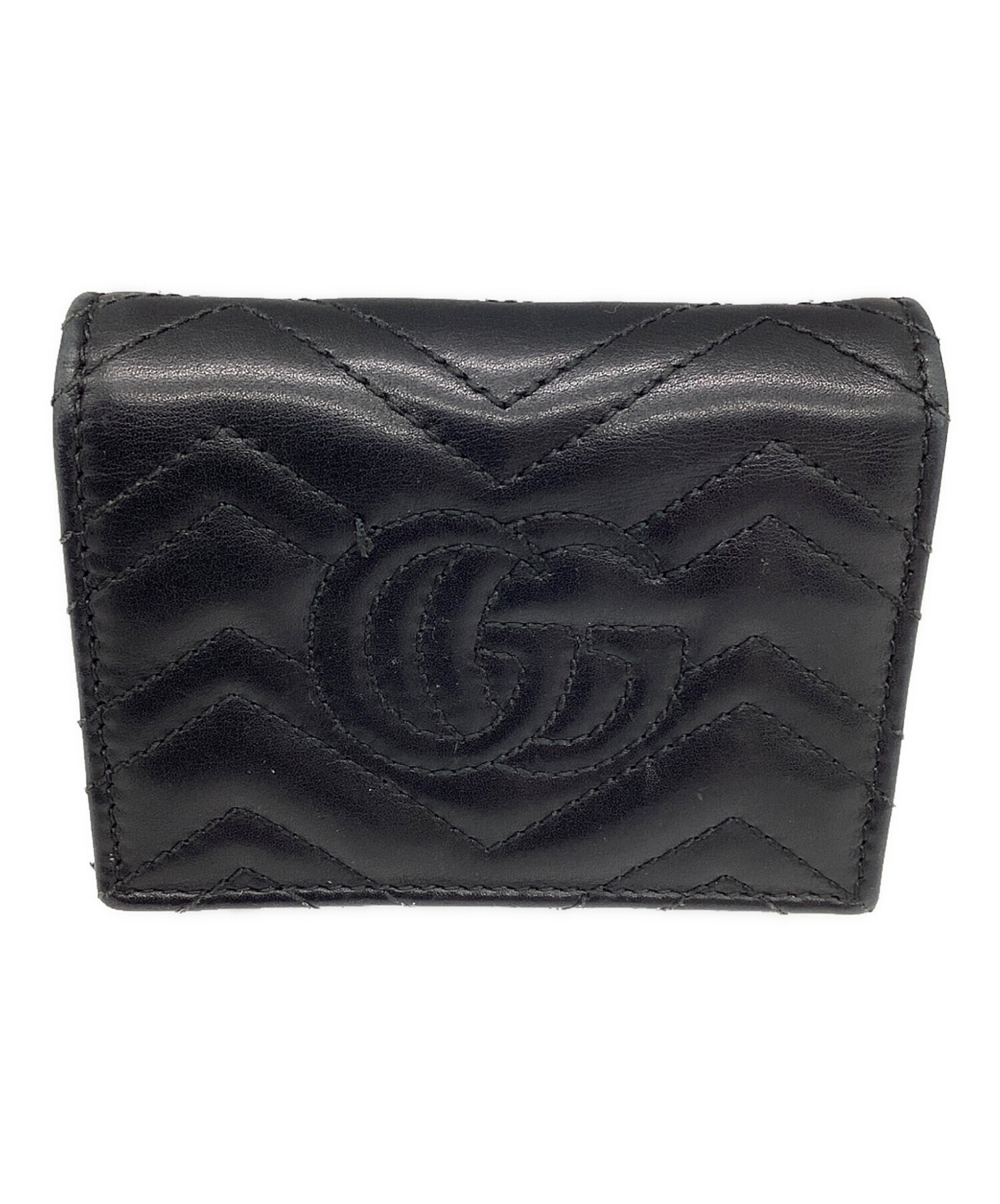 中古・古着通販】GUCCI (グッチ) GGマーモント コンパクトウォレット