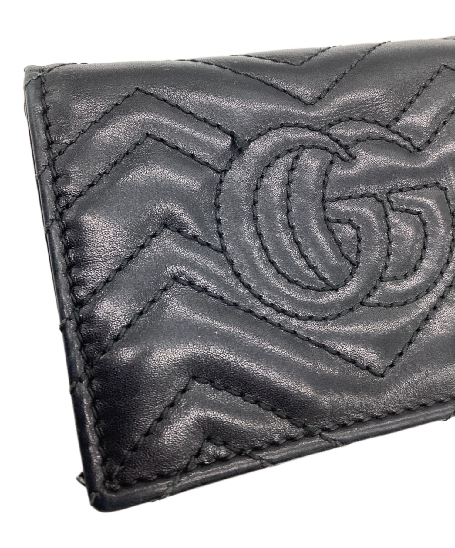 中古・古着通販】GUCCI (グッチ) GGマーモント コンパクトウォレット