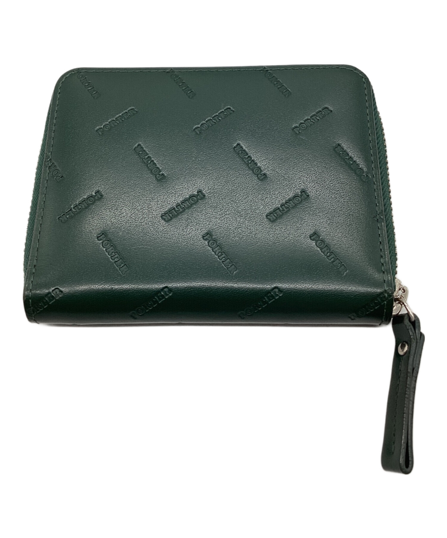 PORTER 二つ折り財布 黒 ポーター PORTER カレント ブラック レザー 二