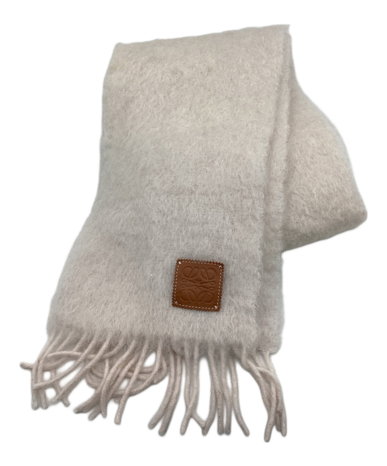 中古・古着通販】LOEWE (ロエベ) マフラー アイボリー｜ブランド・古着