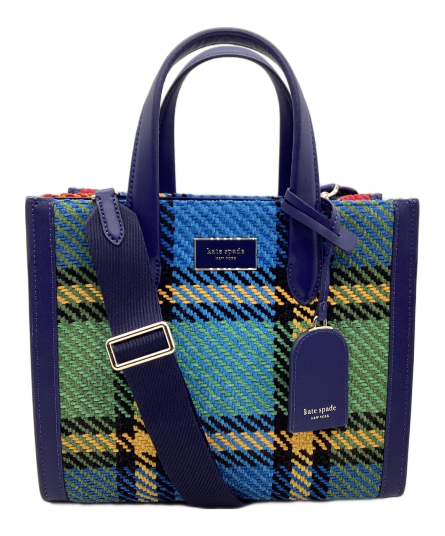 中古・古着通販】Kate Spade (ケイトスペード) ハンドバッグ ネイビー  