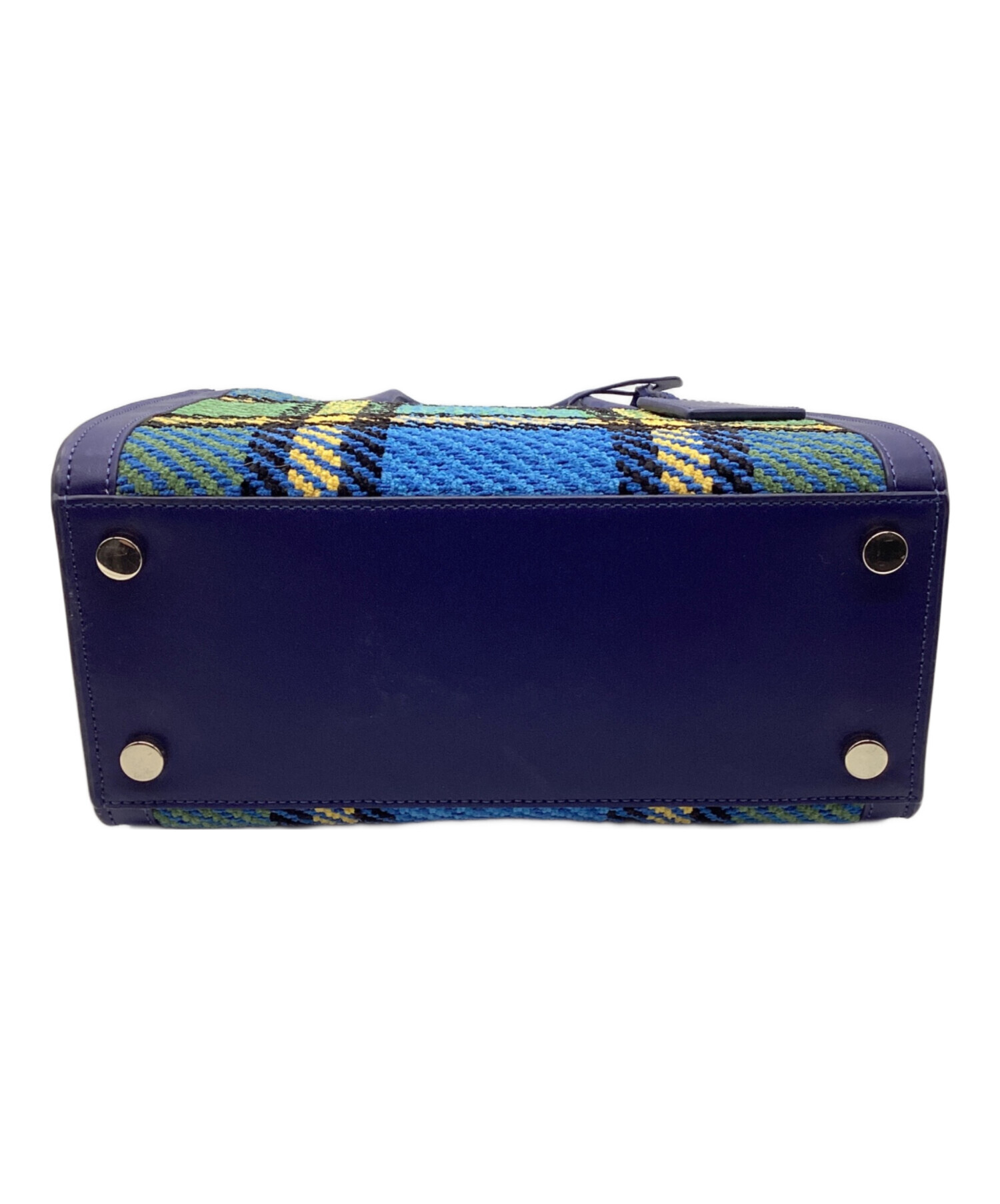 中古・古着通販】Kate Spade (ケイトスペード) ハンドバッグ ネイビー 