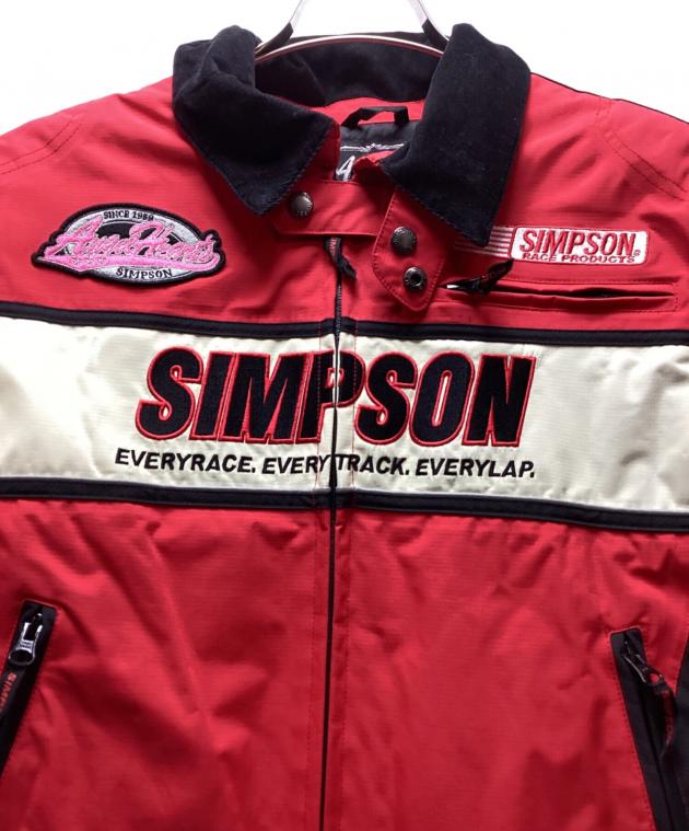 中古・古着通販】SIMPSON (シンプソン) レーシングジャケット レッド