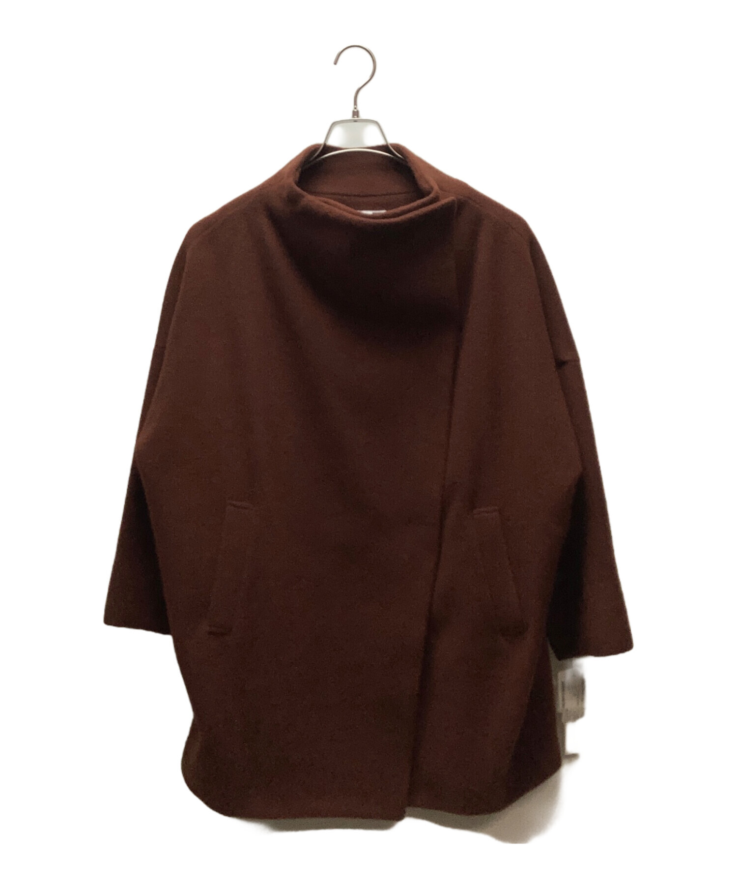 中古・古着通販】soeur7 (スール) ウールコート ブラウン サイズ:M 