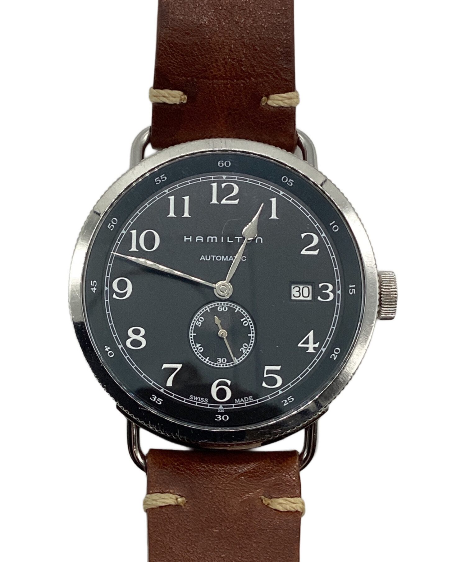 中古・古着通販】HAMILTON (ハミルトン) クロノグラフ ブラック