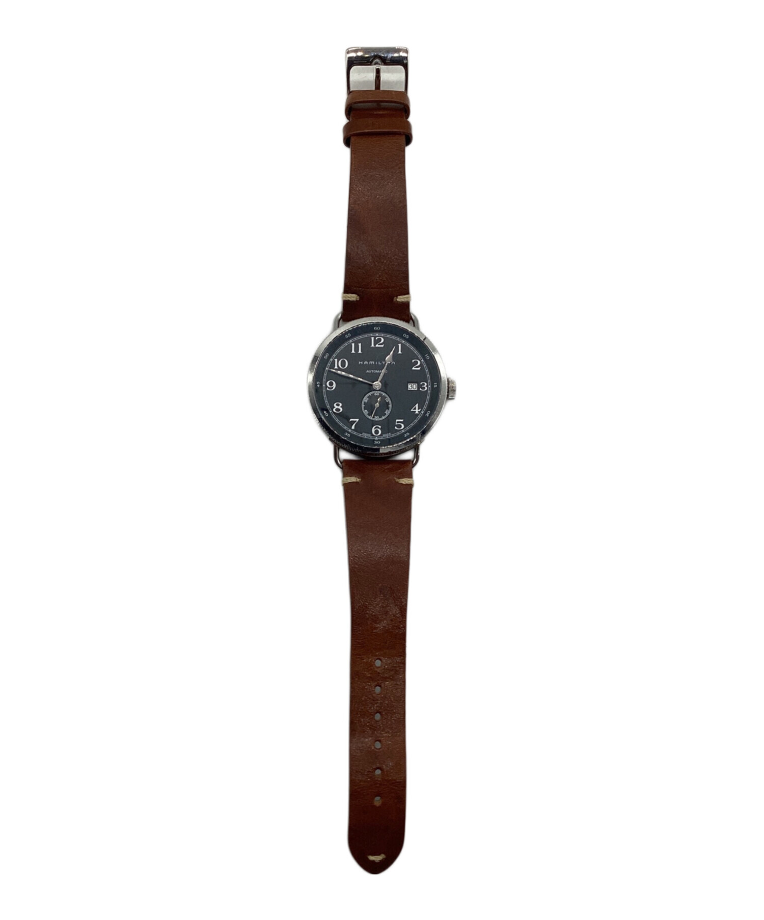 中古・古着通販】HAMILTON (ハミルトン) クロノグラフ ブラック 