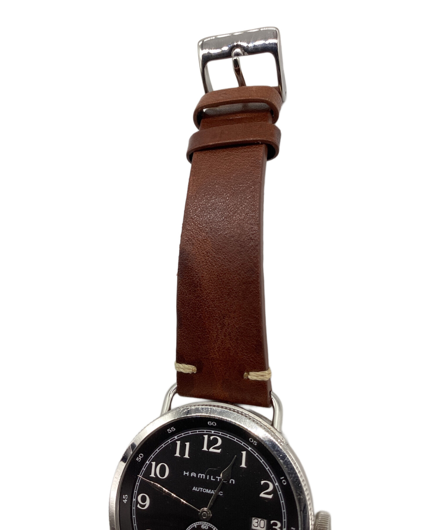 中古・古着通販】HAMILTON (ハミルトン) クロノグラフ ブラック 