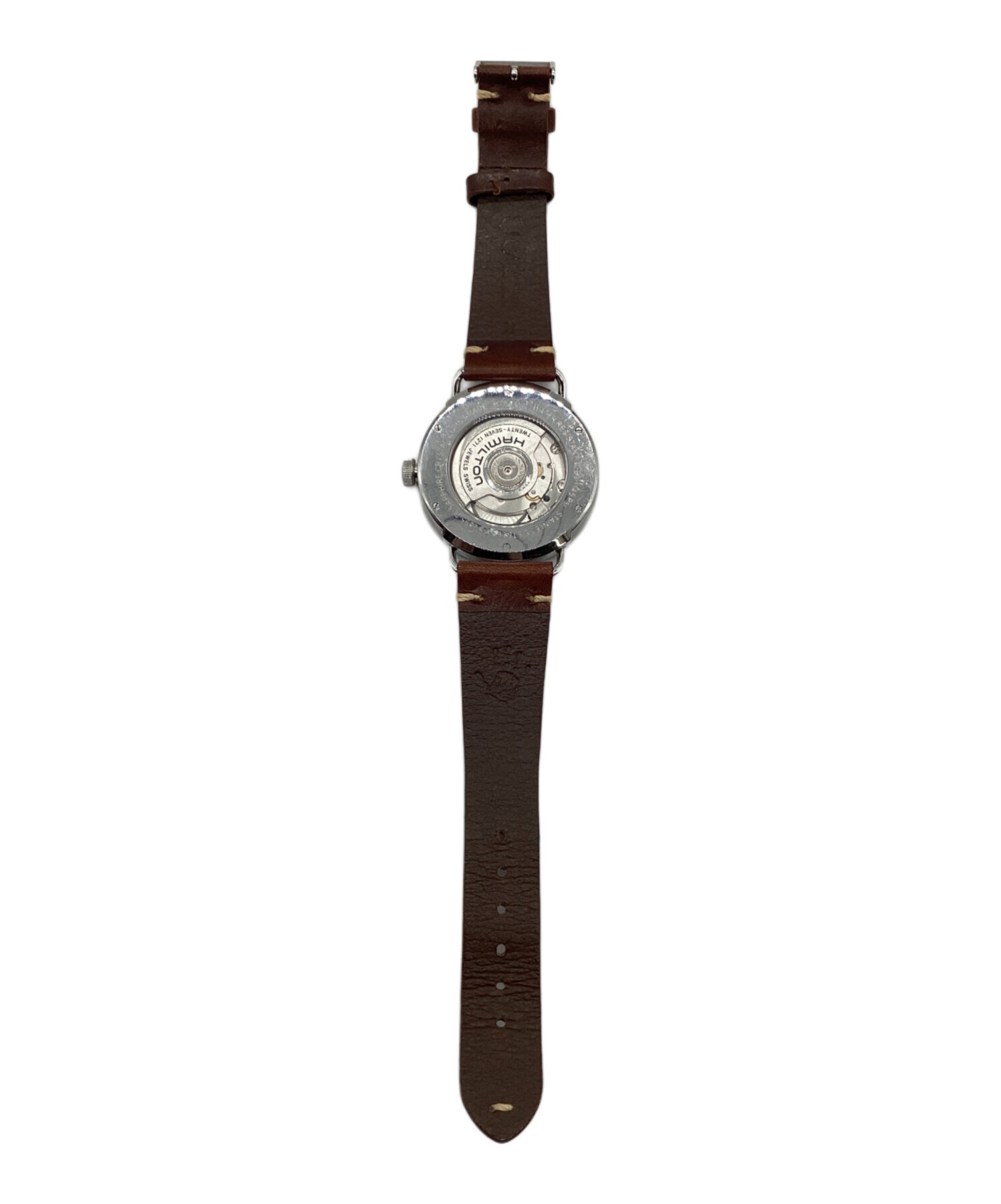 中古・古着通販】HAMILTON (ハミルトン) クロノグラフ ブラック 