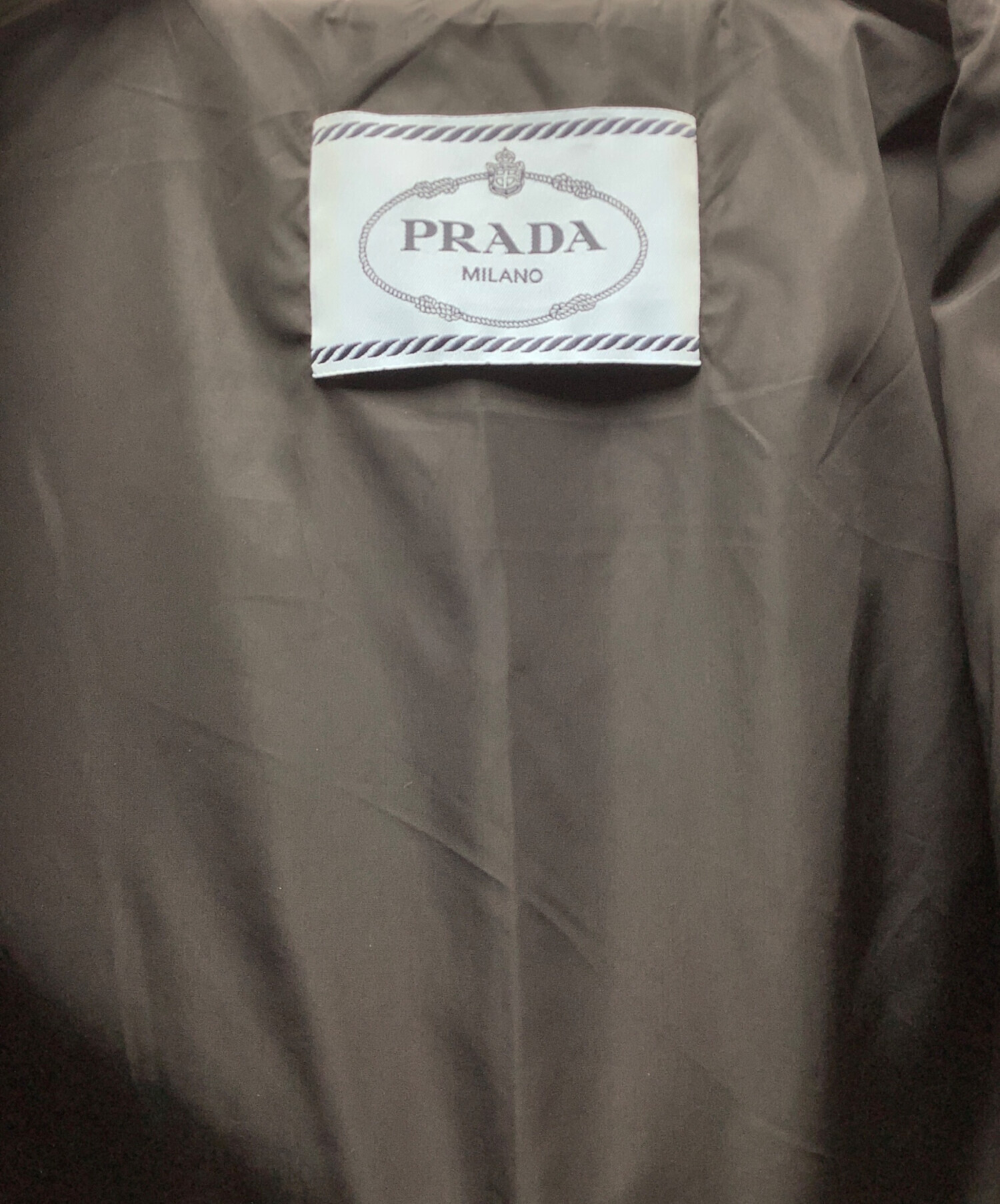 中古・古着通販】PRADA (プラダ) ナイロンジャケット ブラック サイズ