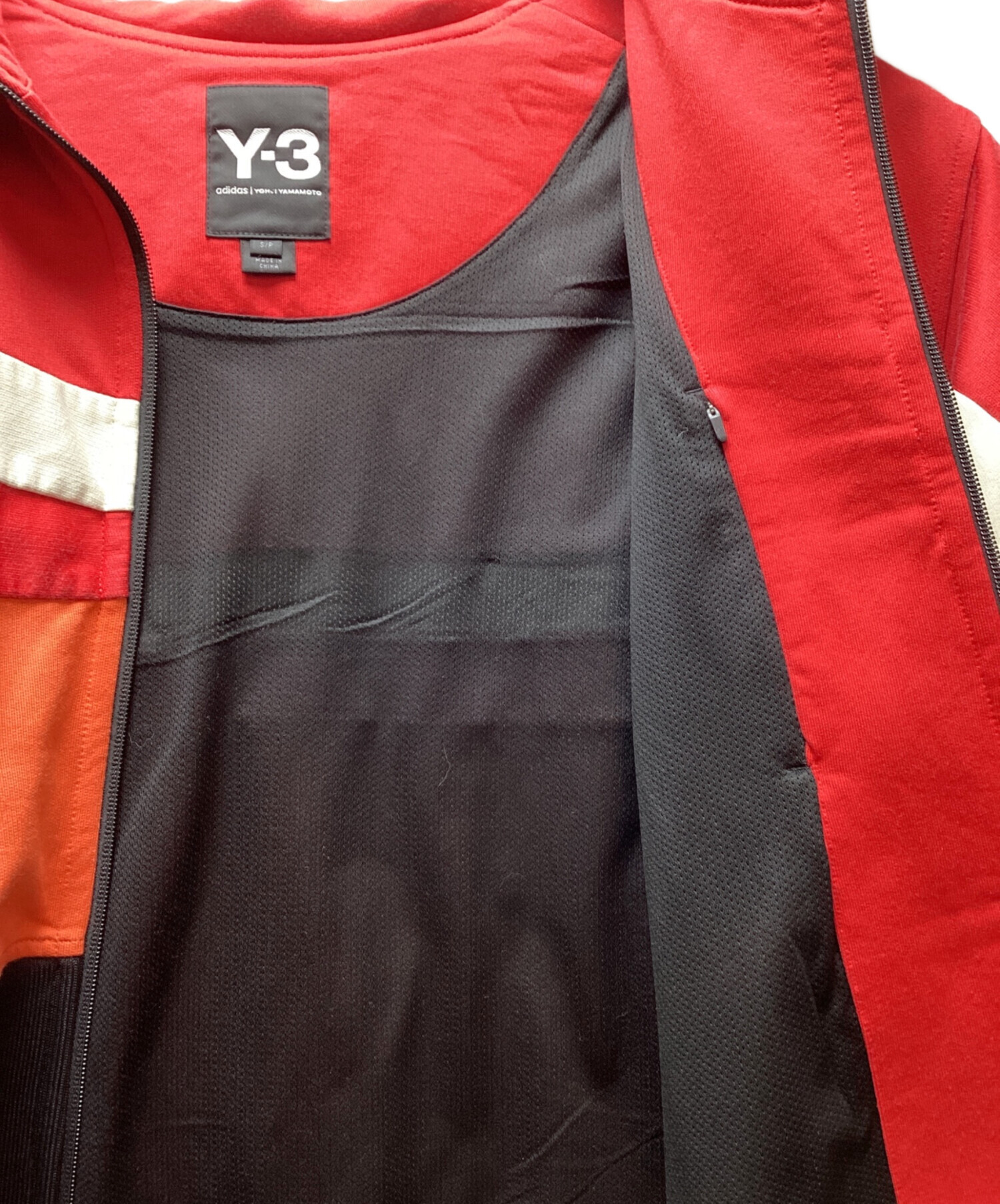中古・古着通販】Y-3 (ワイスリー) ロングトラックジャケット レッド