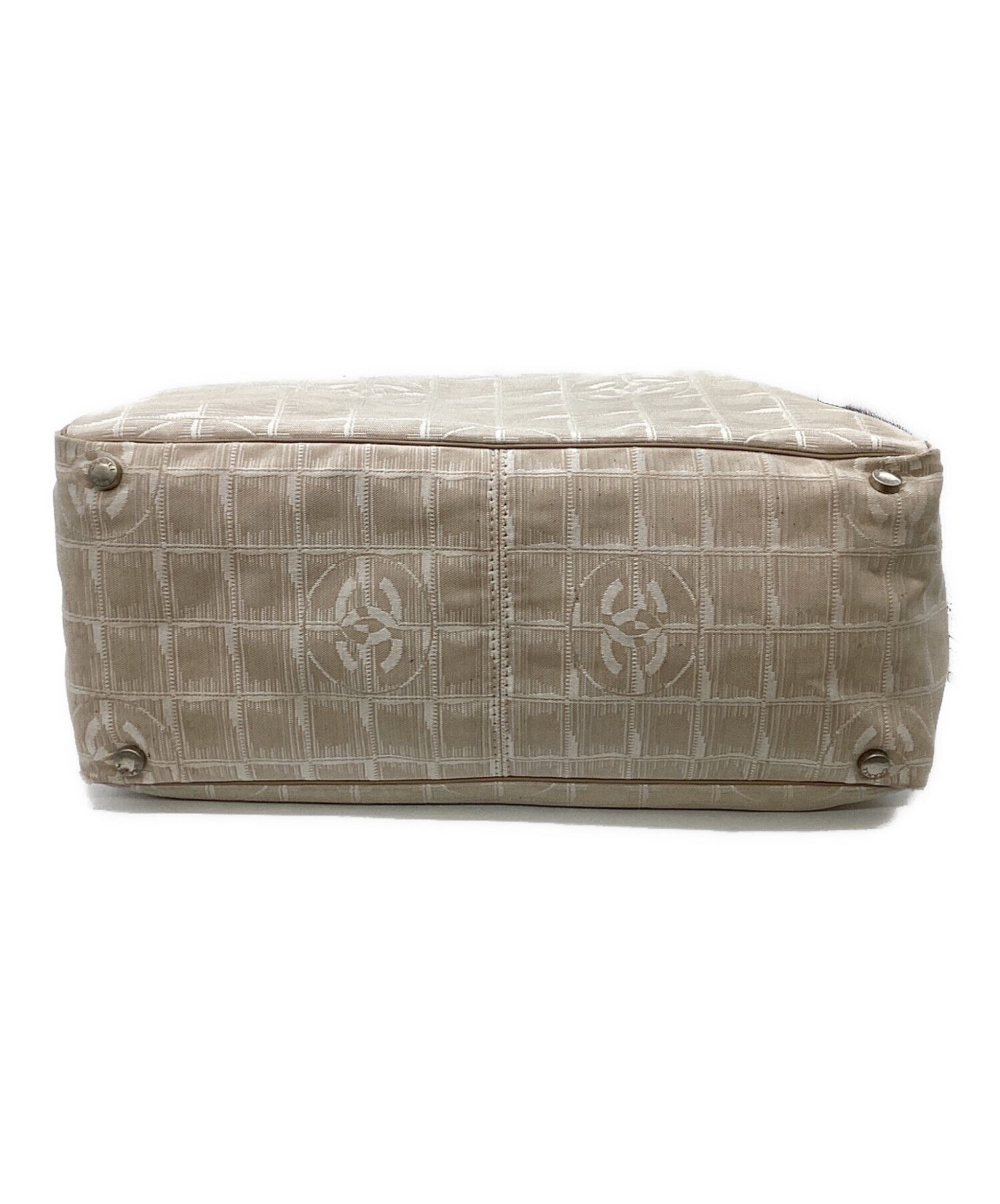 ベージュ【CHANEL】トートバッグ 中古・古着通販】CHANEL (シャネル) トートバッグ ベージュ｜ブランド
