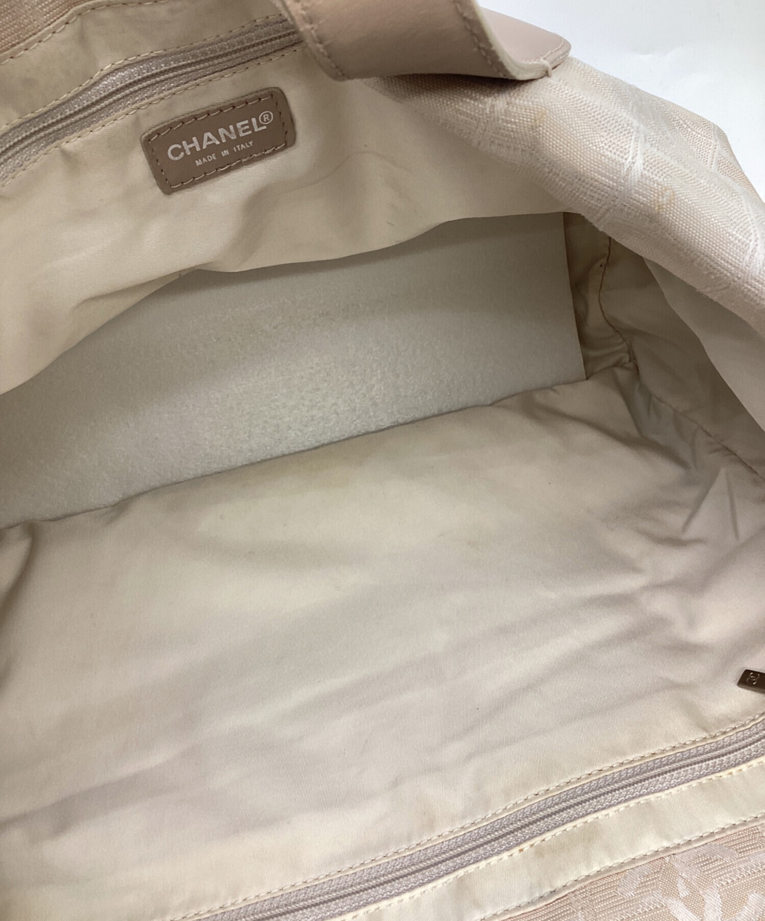中古・古着通販】CHANEL (シャネル) トートバッグ ベージュ｜ブランド 