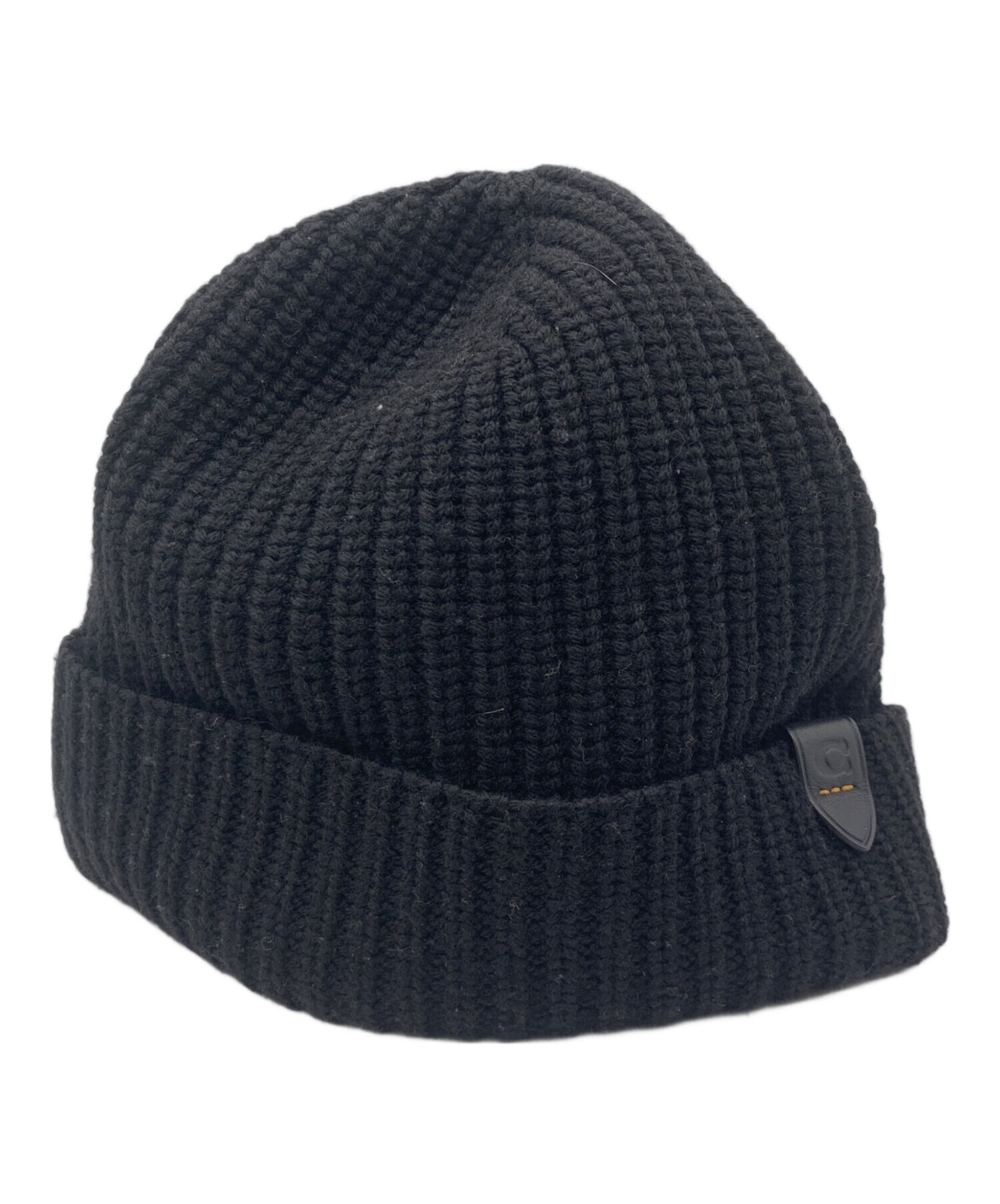 中古・古着通販】COACH (コーチ) ビーニー ブラック｜ブランド・古着