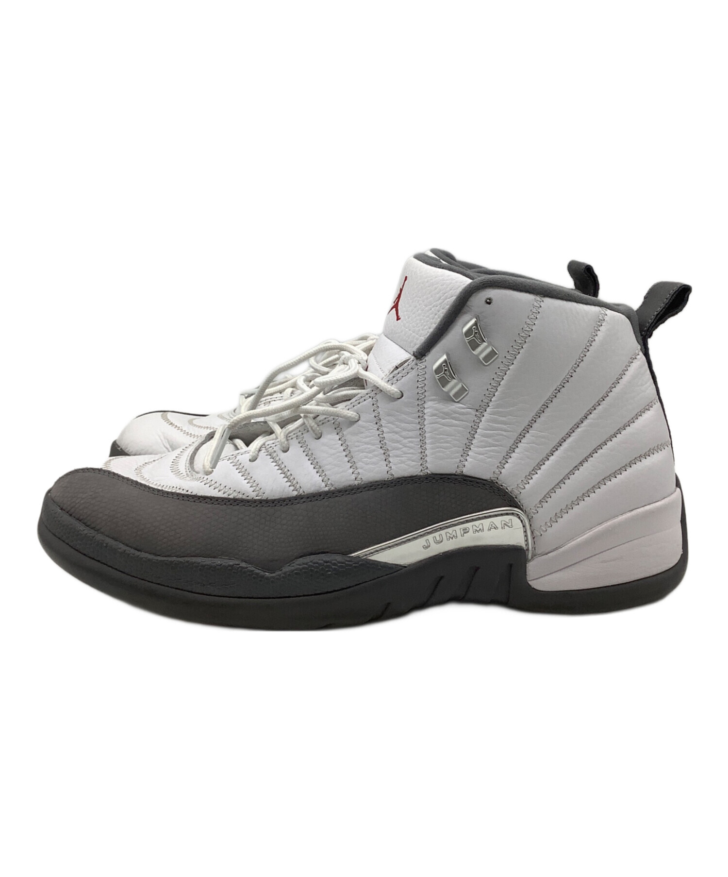 中古・古着通販】NIKE (ナイキ) AIR JORDAN 12 RETRO ホワイト サイズ