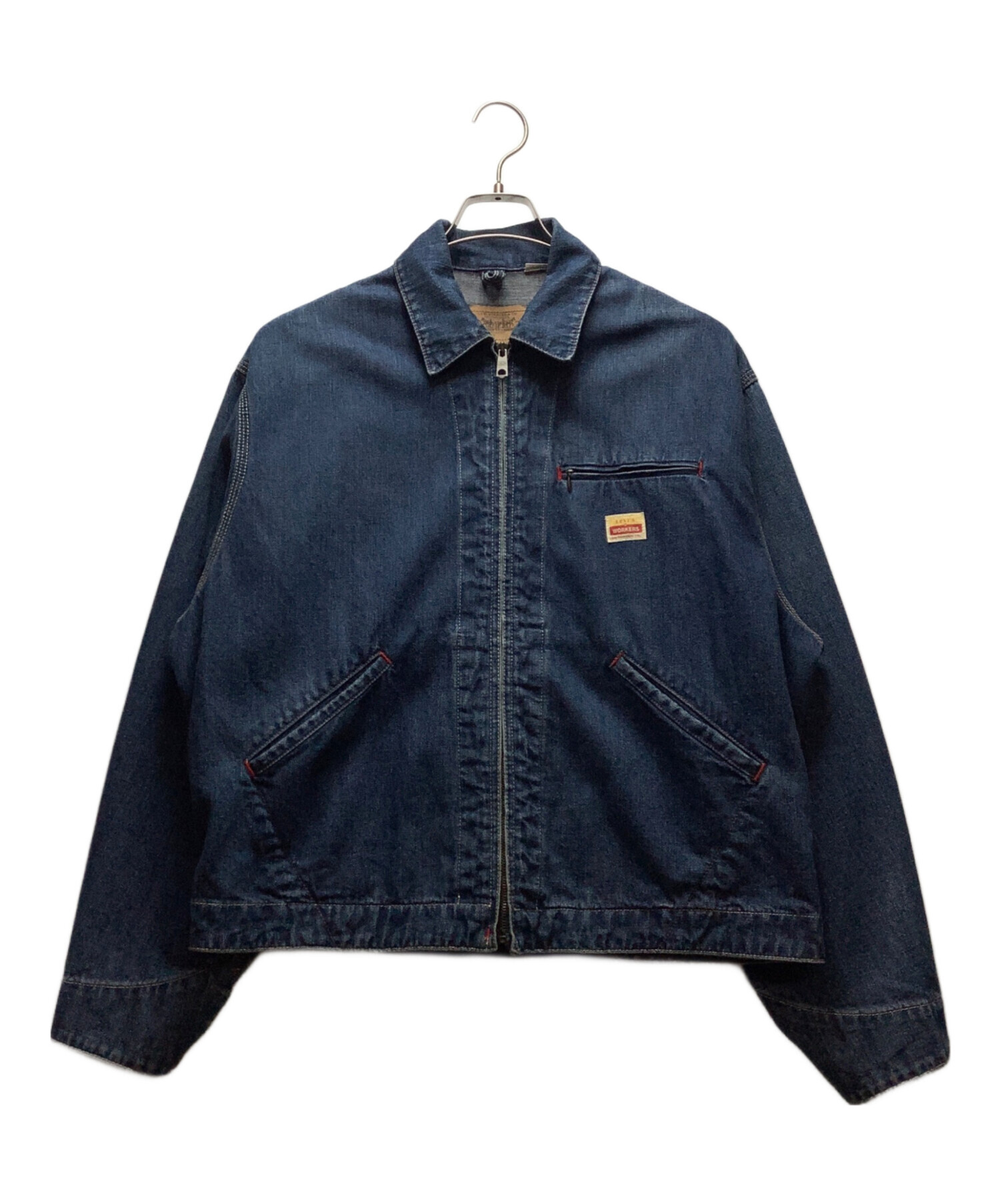 希少　リーバイス　workers デニムジャケット　ジップアップ　古着 希少 リーバイス workers デニムジャケット ジップアップ 古着 - メルカリ