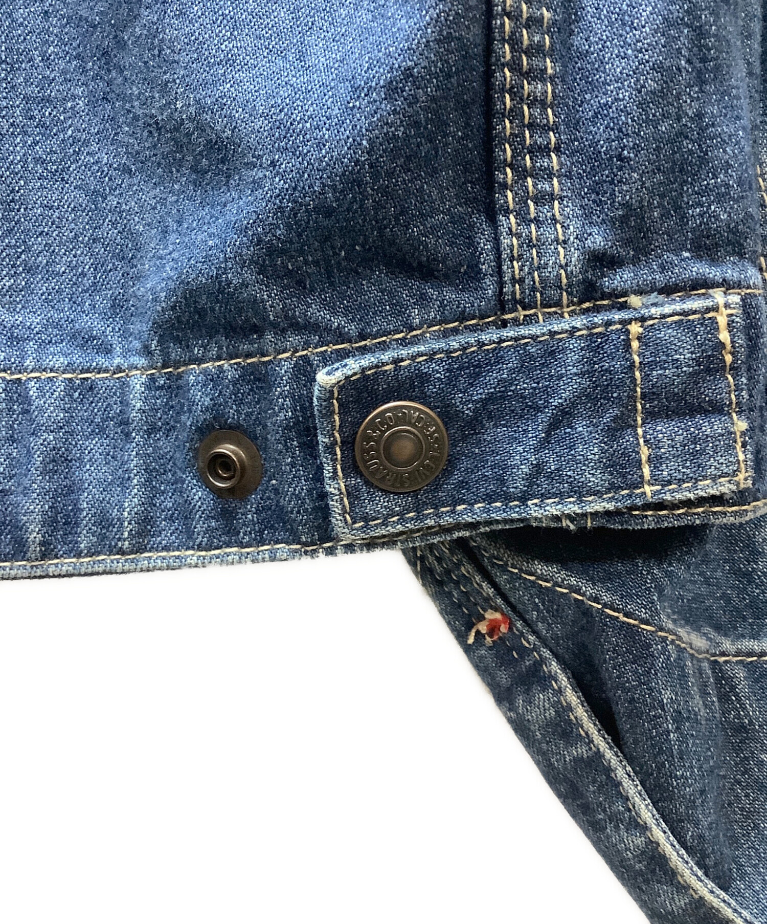 中古・古着通販】LEVI'S (リーバイス) ジップデニムジャケット ブルー