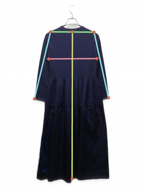 中古・古着通販】PLUS OTOHA (プラス オトハ22) 切替ワンピース
