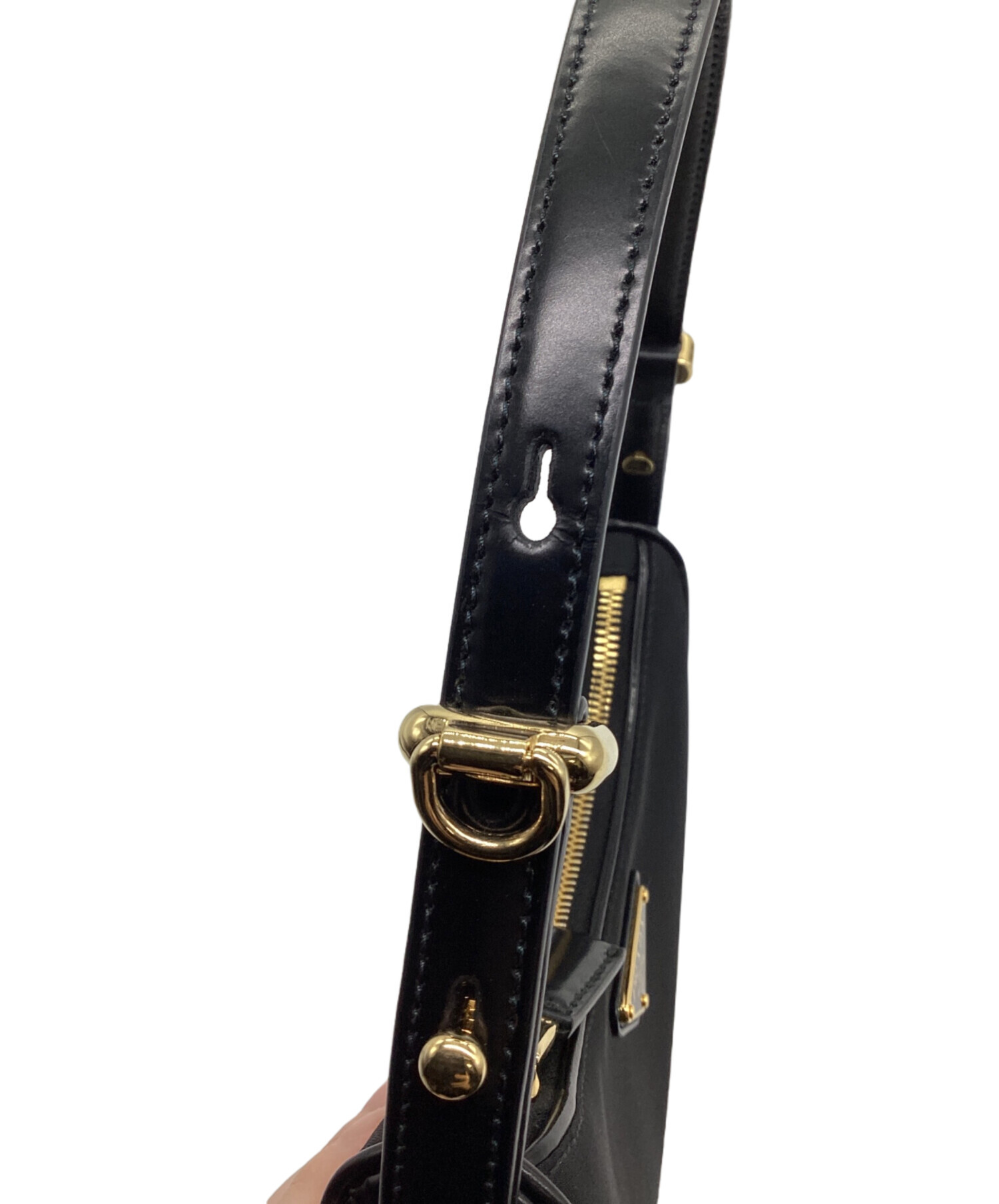 中古・古着通販】PRADA (プラダ) ショルダーバッグ ブラック｜ブランド